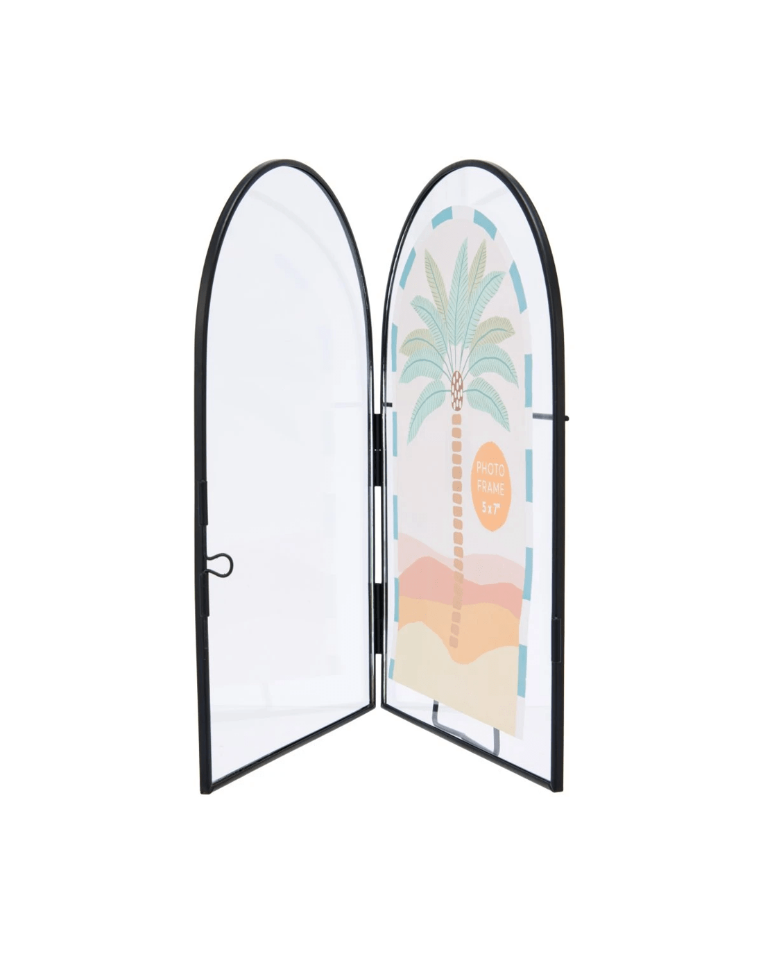 3 4in. x 6in. Photo Frame - Metal, Black, 3 of 5