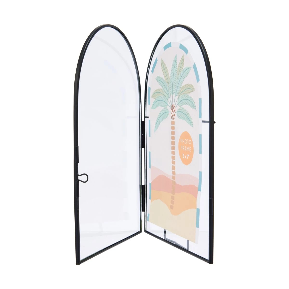 3 4in. x 6in. Photo Frame - Metal, Black, 3 of 5