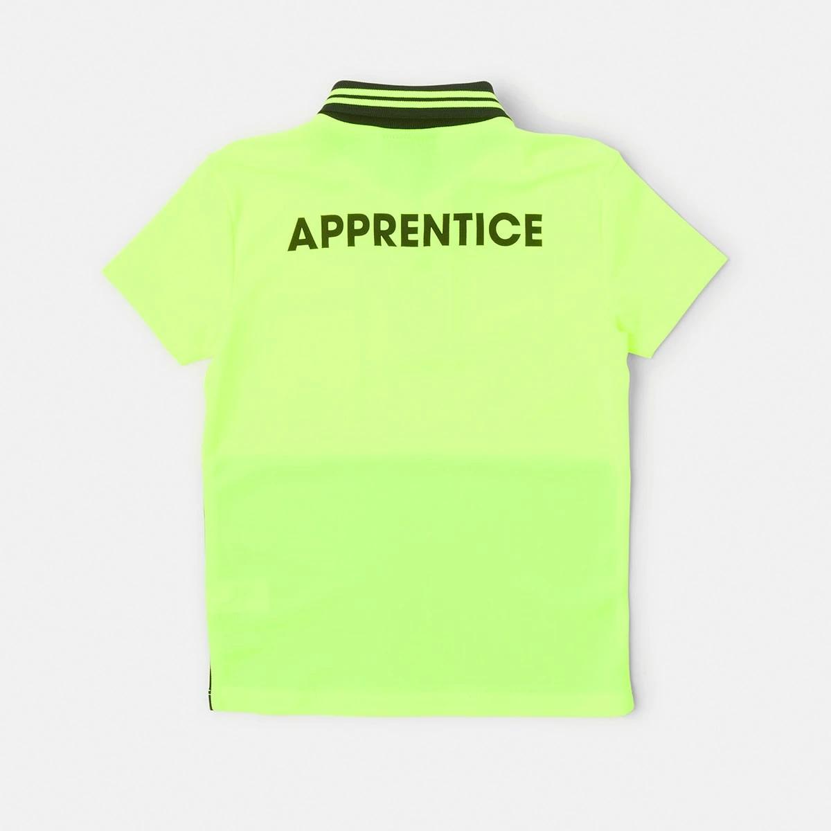 9 Mini Me Work Polo T-shirt Yellow, 9 of 9