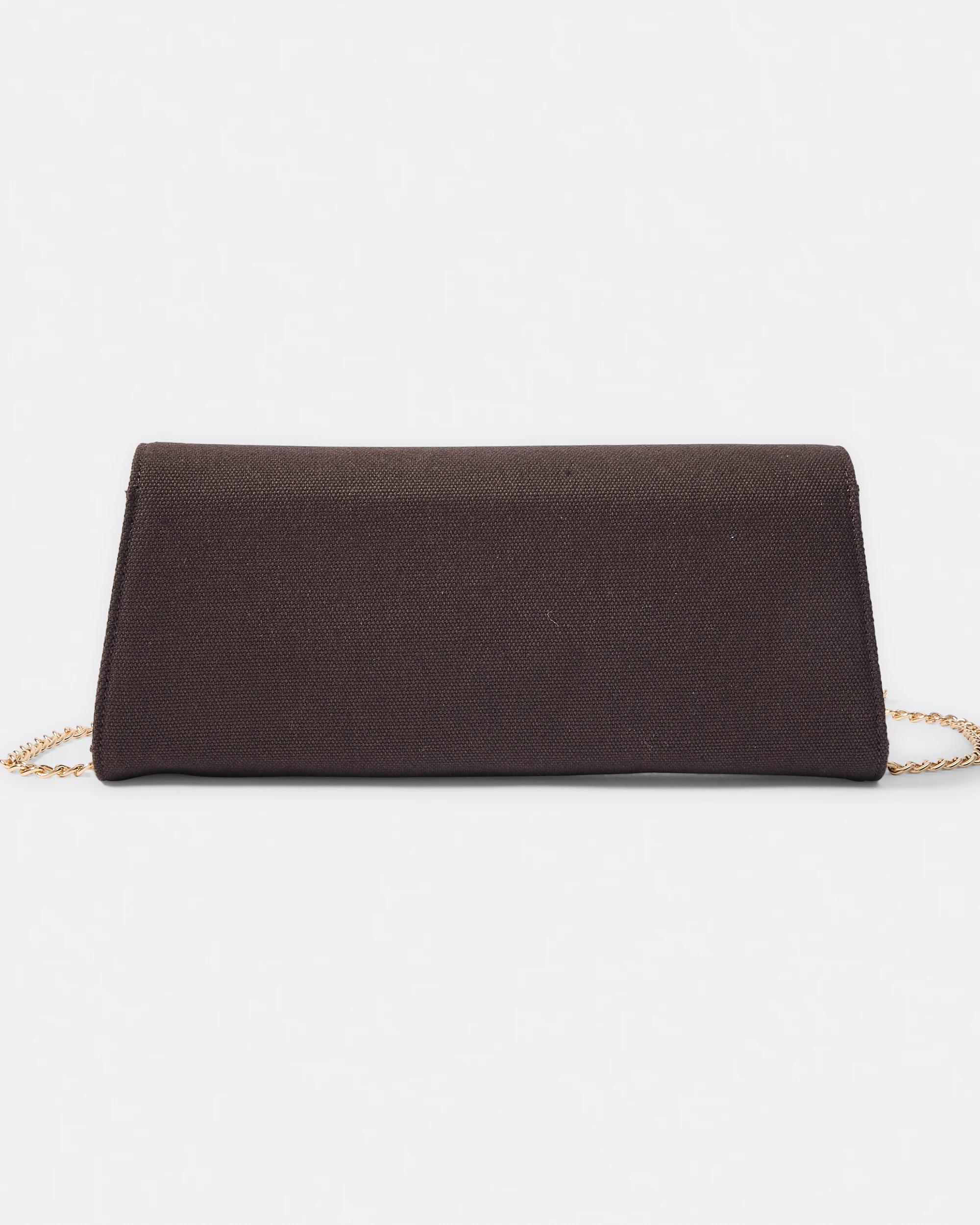 2 Shell Plaque Clutch Choc Plum, 2 of 7
