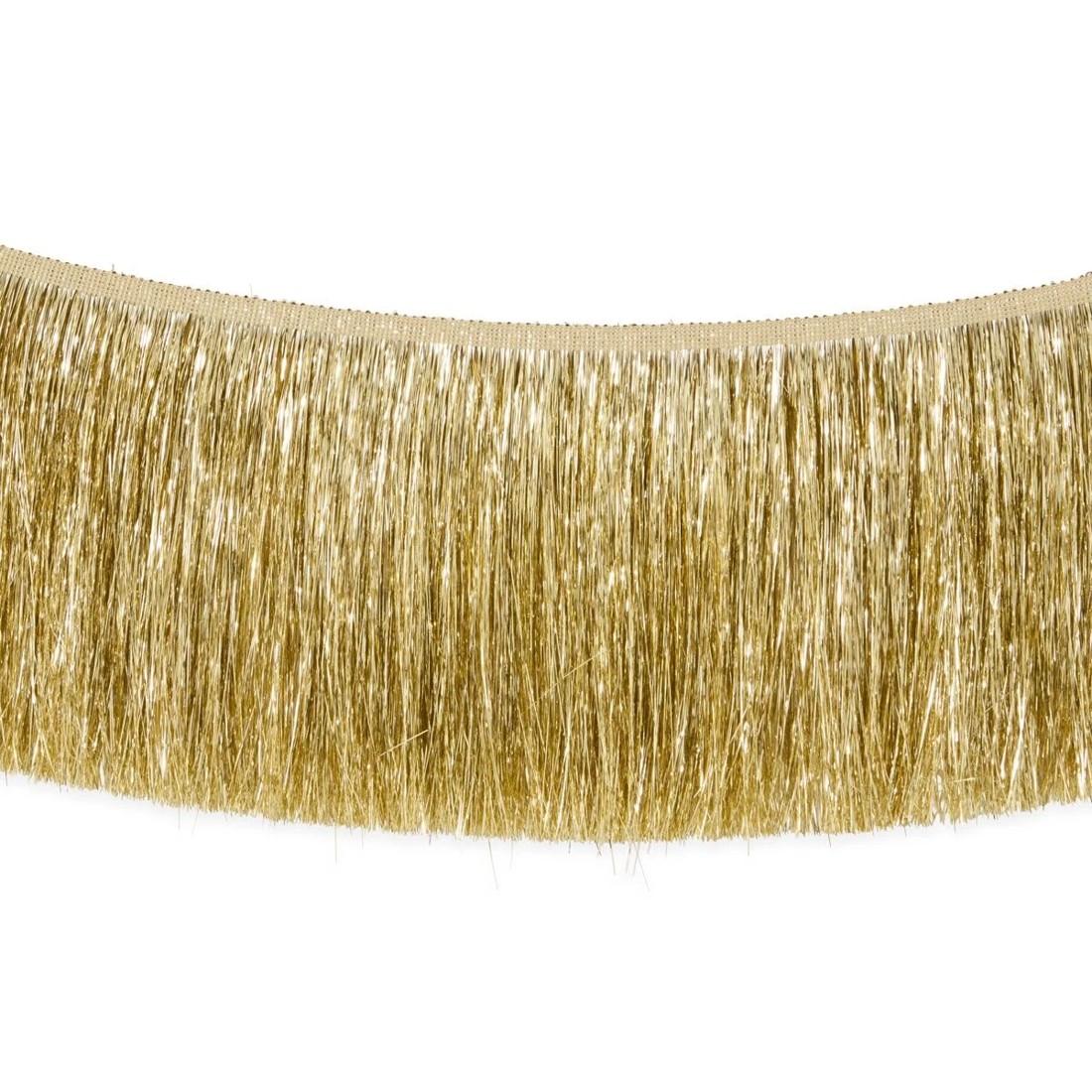 4 Gold Look Tassel Fringe Garland, 4 of 5