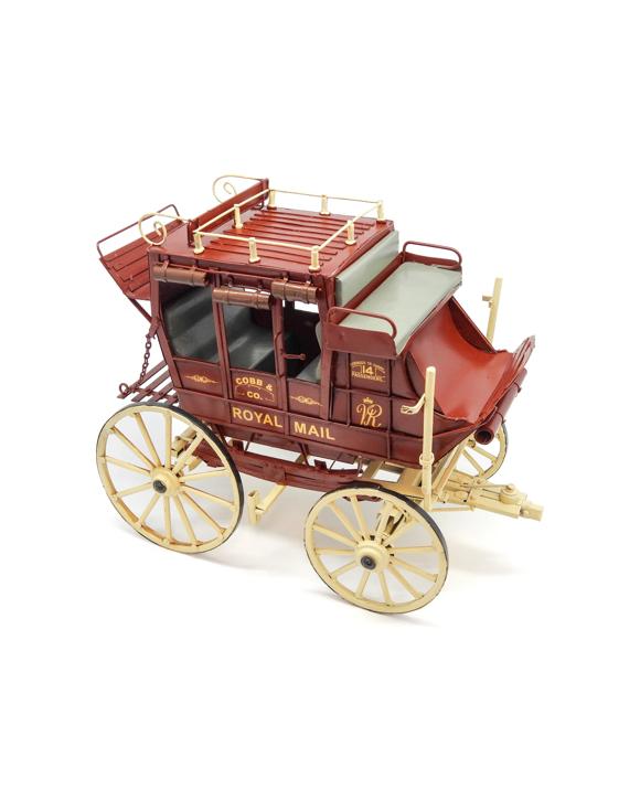 Boyle Metal Ornament Home Decor Collectible Cobb and Co Coach 30x15x24cm - Natural