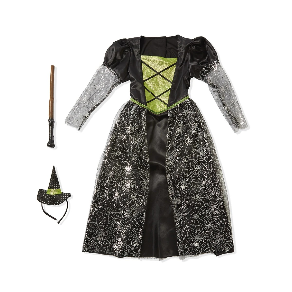 8 3 Piece Witch Costume - Ages 6-8, 8 of 10