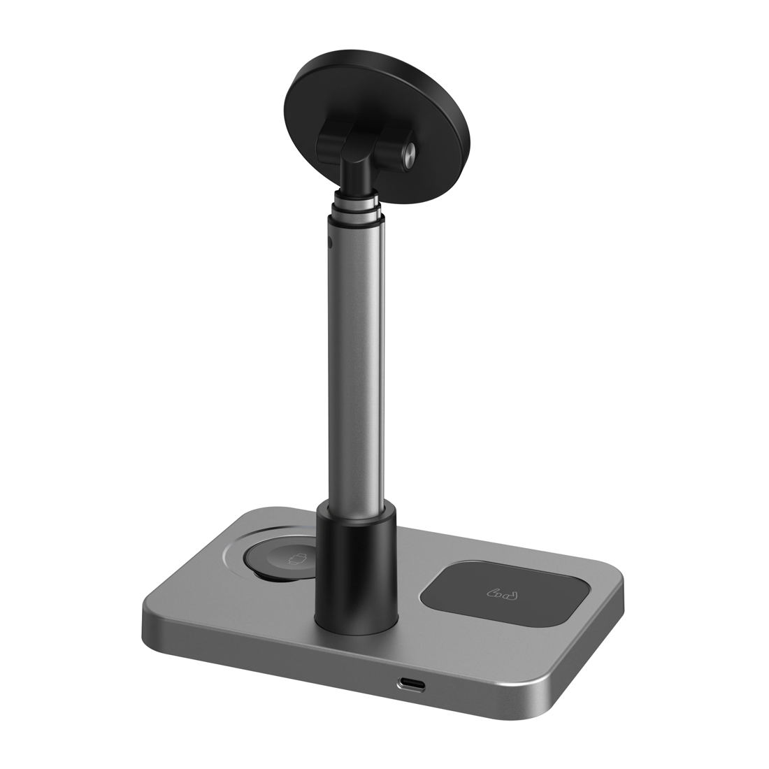 2 TODO 3 in 1 Wireless Phone Charger 15W Fast Charge Earphone Watch Magnetic Charge Telescopic Stand, 2 of 6
