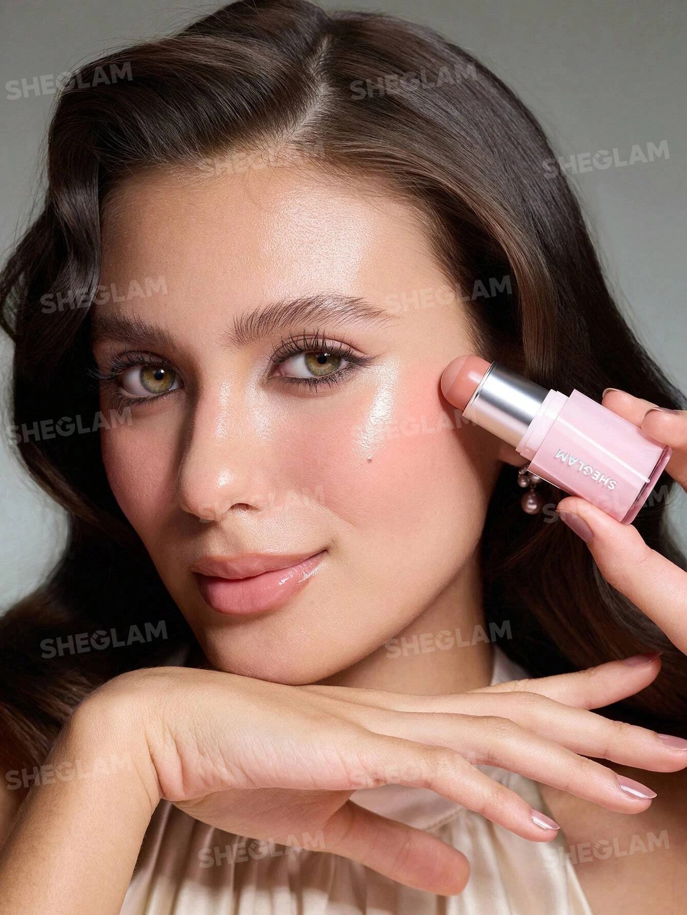 3 SHEGLAM Buttery Bliss Blush Stick - Hush Hush, 3 of 6