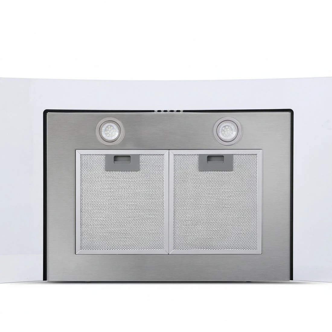 4 Devanti 900mm Range Hood 90cm Rangehood Glass Canopy - Silver, 4 of 7