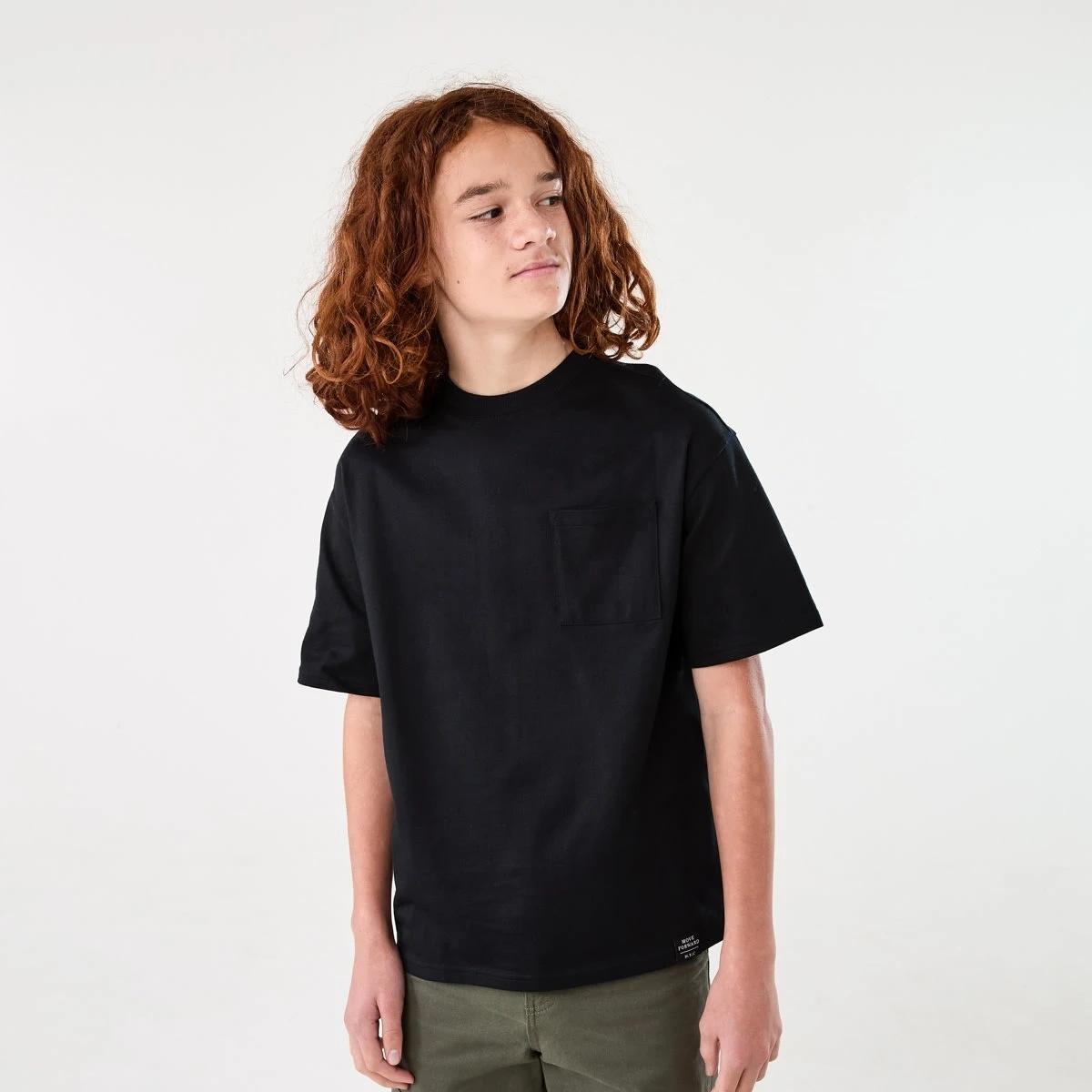 1 Short Sleeve Oversized T-shirt BLACK, 1 of 7