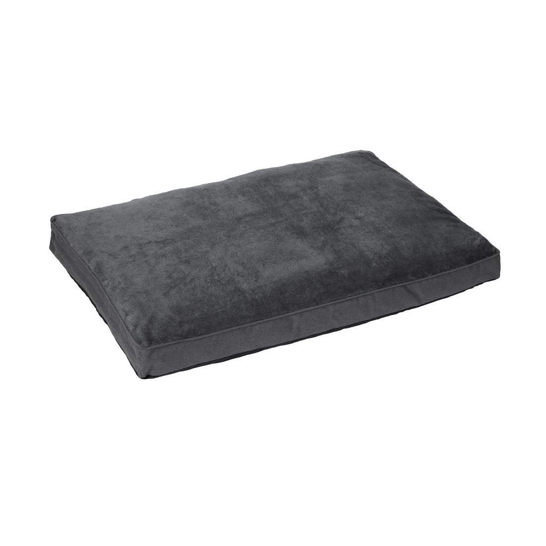 4 Pet Bed Rectangle Plush Top - Extra Large, Grey, 4 of 7