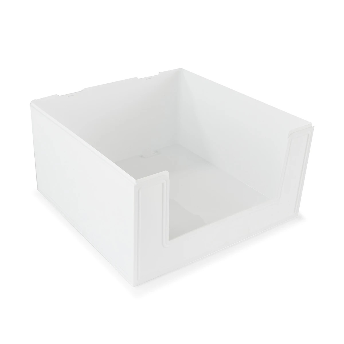 7 28.5L Modular Open Front Stackable Bin - White, 7 of 10