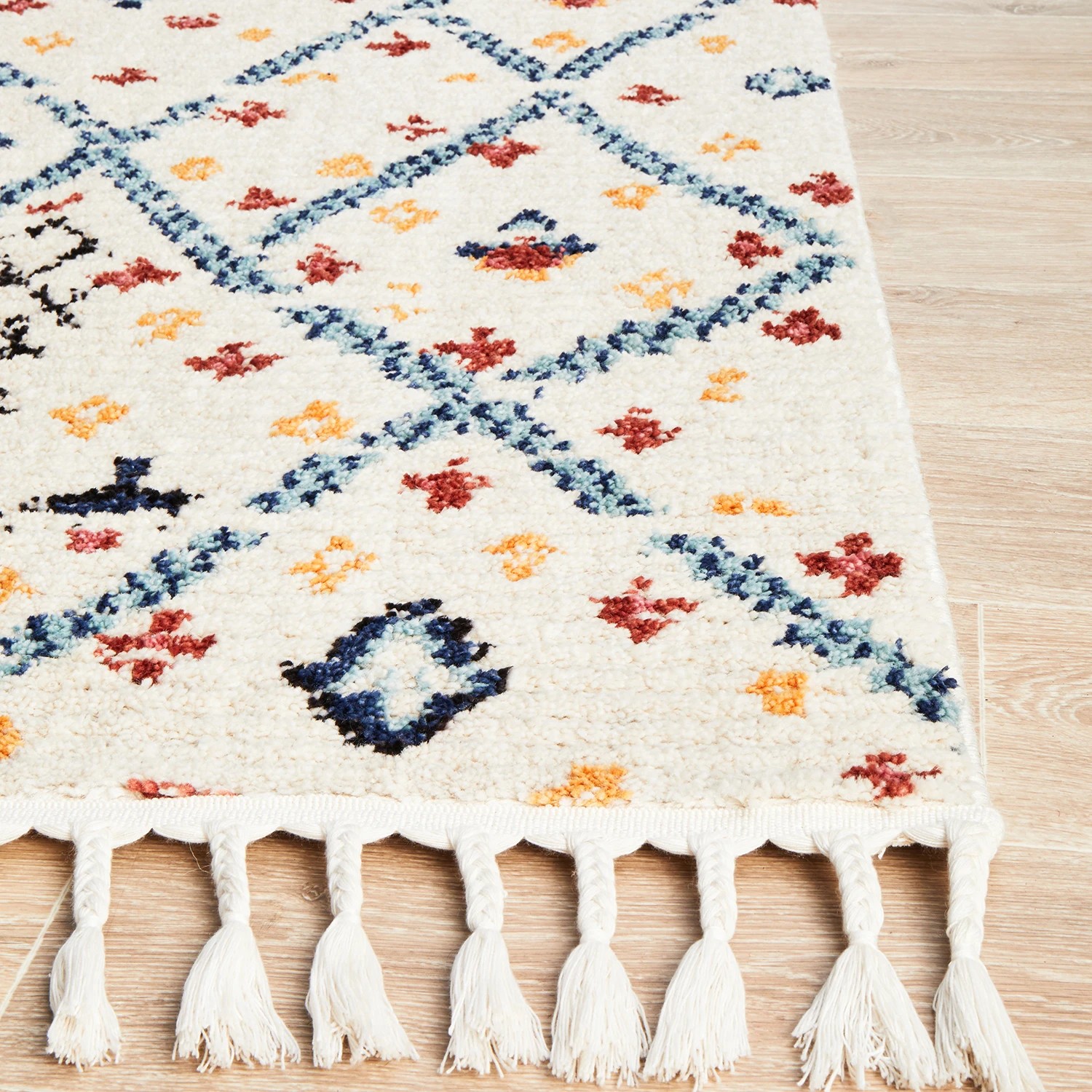 6 Common Ground Rugs Medina 111 340x240cm - Extra Large Power Loomed Pet Friendly Floor Rug - Natural, 6 of 9