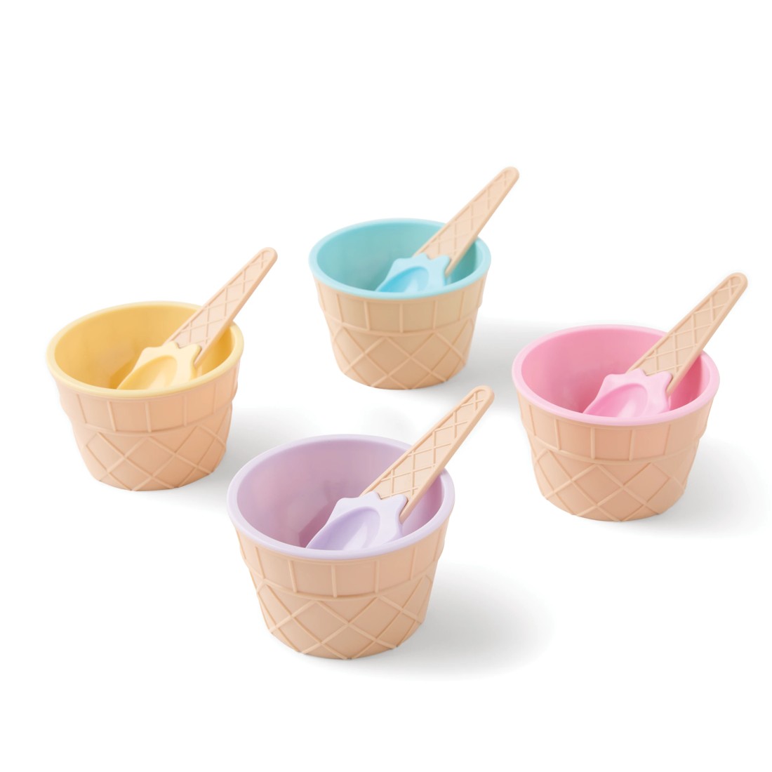 1 Ice Cream Bowl and Spoon Set, 1 of 9