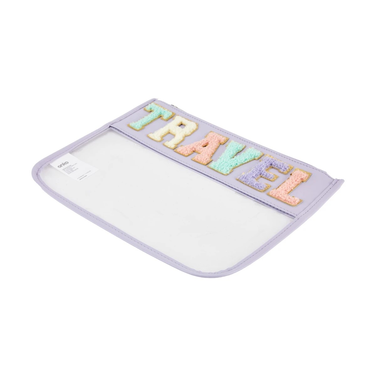 4 3 Piece Letter Pouch - Clear, 4 of 6