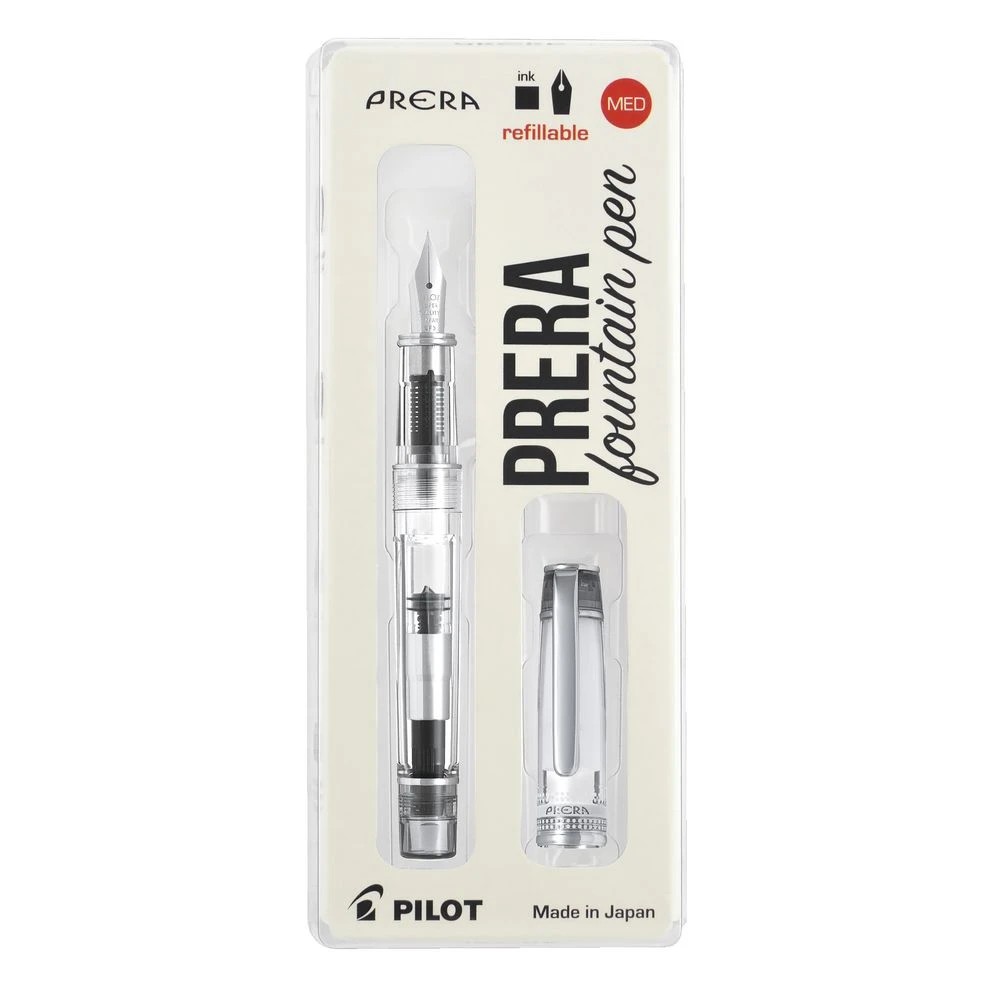 2 PILOT Prera Fountain Pen Translucent Black Barrel, 2 of 7