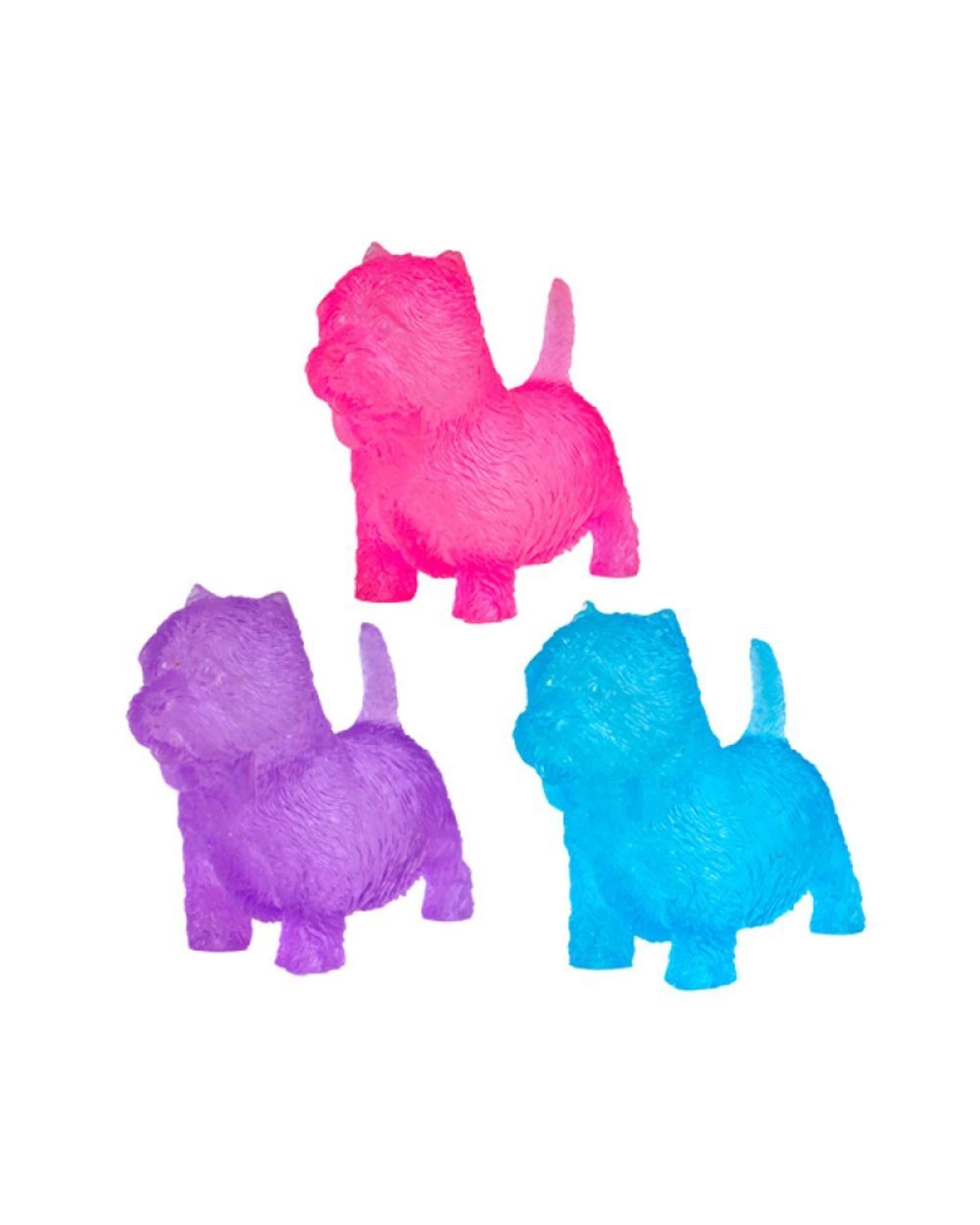 1 Smooshos Super Squeeze Glow in the Dark White Terrier Assorted, 1 of 3