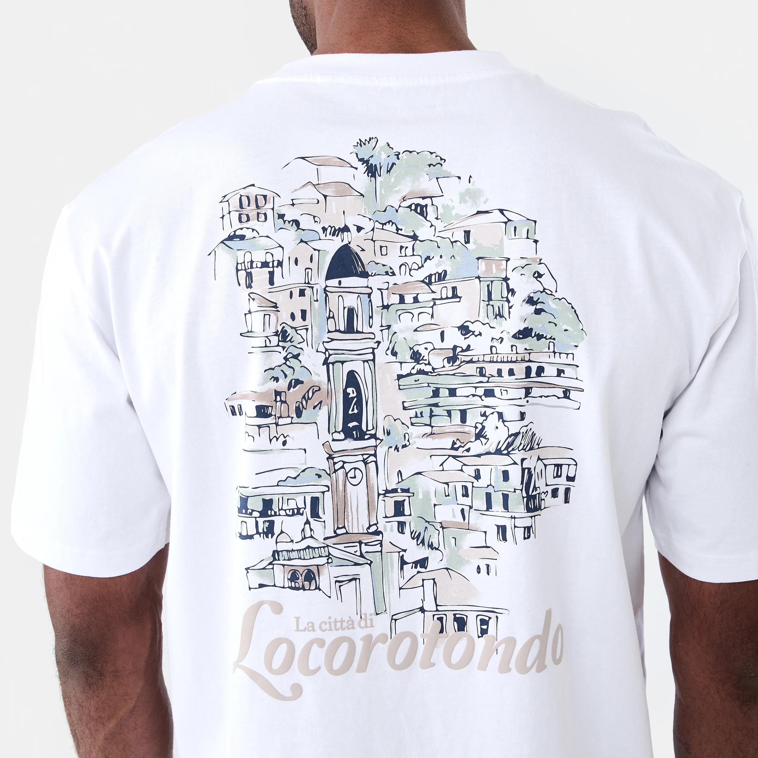 6 Oversized Print T-shirt White, 6 of 6