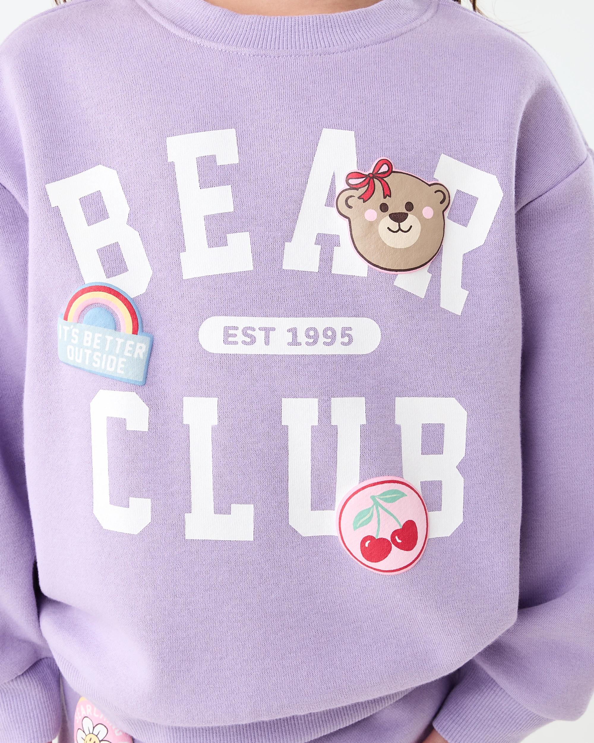5 Print Crew Sweater Purp Icons, 5 of 8