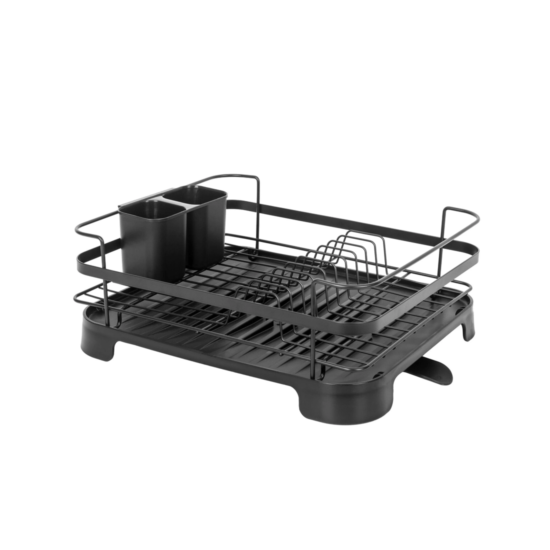 1 Hacienda Steel Frame Dish Drying Rack Durable Steel Frame, Removable Utensil Holder, Compact Size For Small Kitchens, 1 of 6