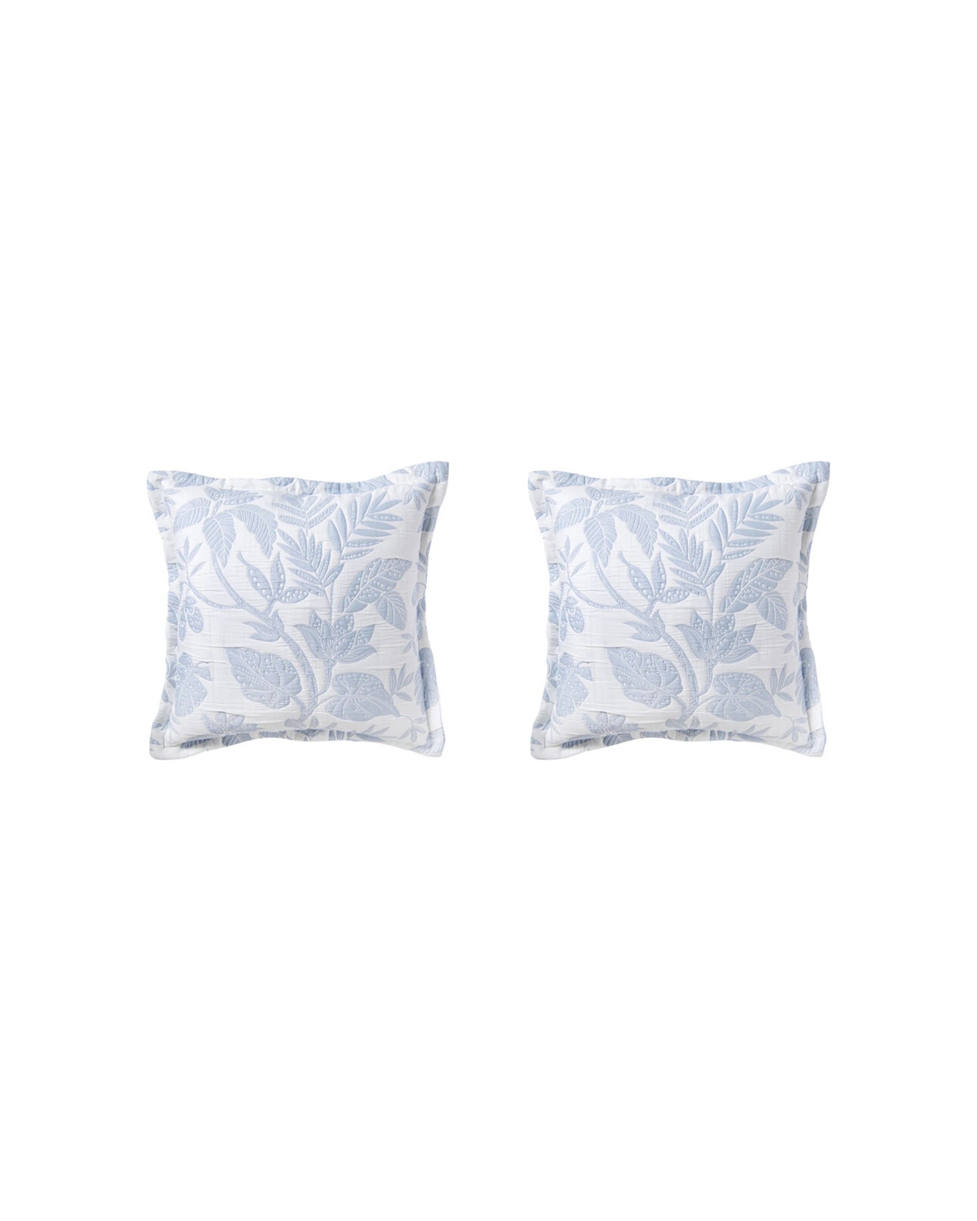 1 Bianca Laurieton Cushion 2PK Square Polyester Cotton 43x43cm - Pattern, 1 of 1