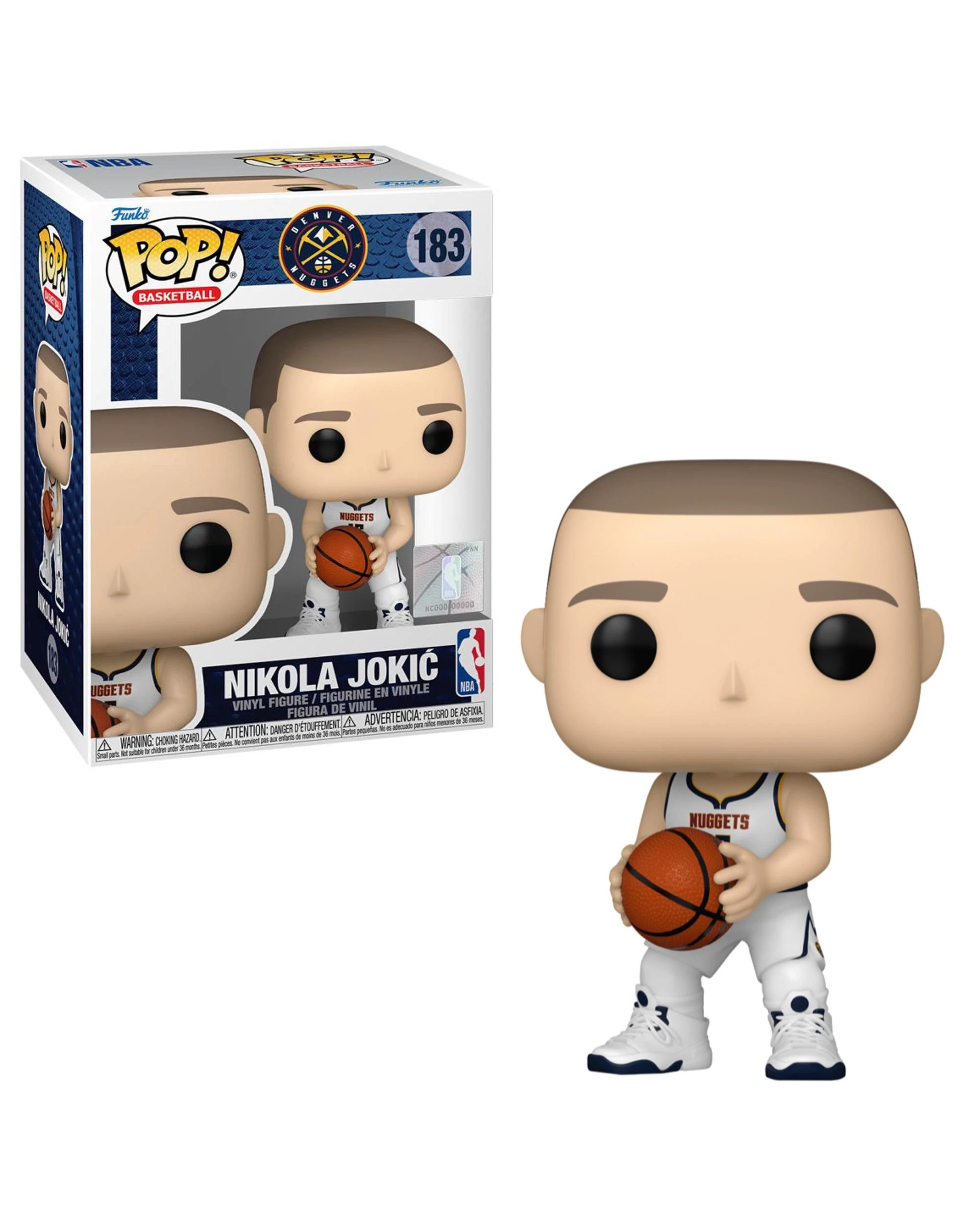 1 NBA Nuggets Nikola Jokic Funko POP! Vinyl, 1 of 1