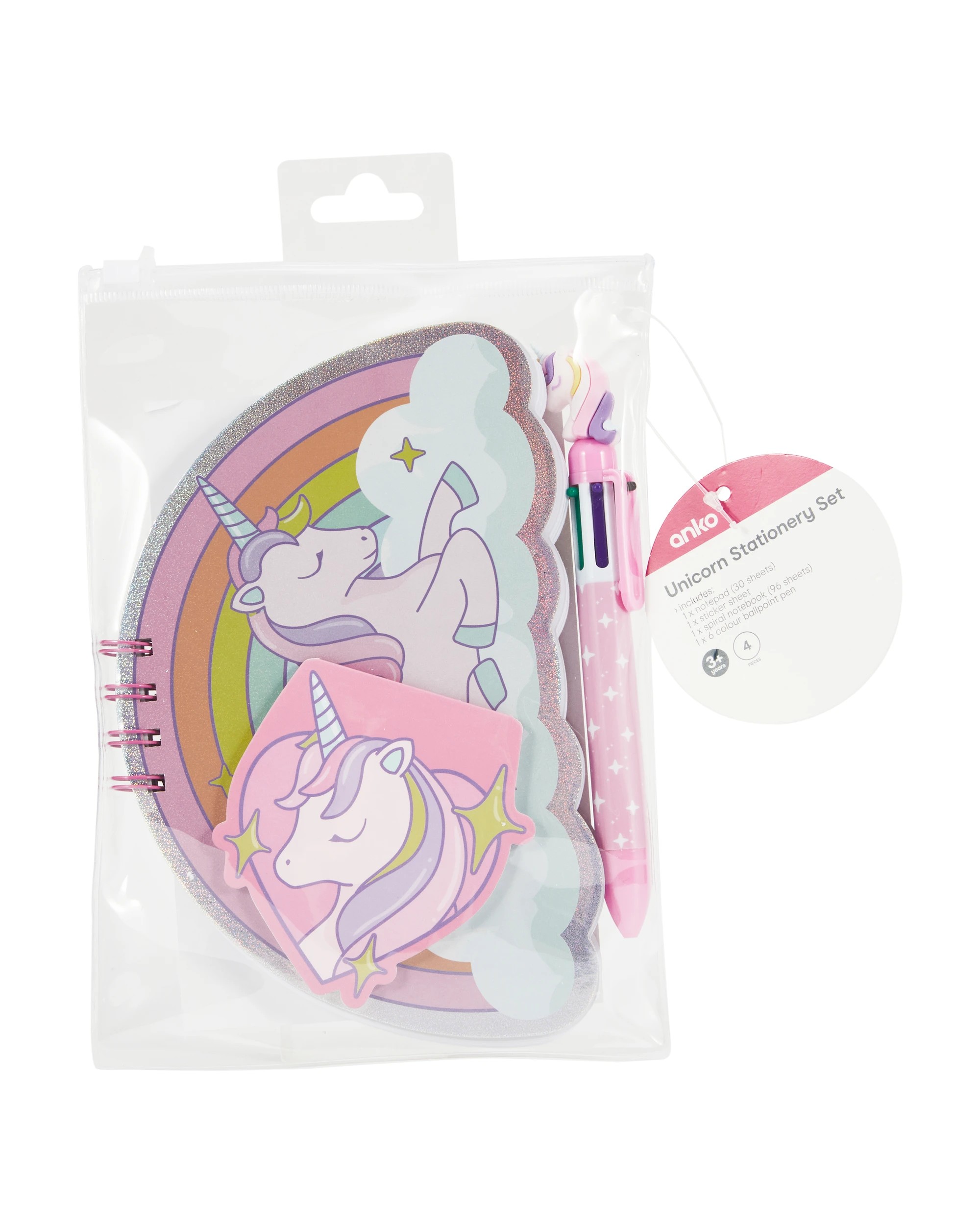 1 4 Piece Unicorn Stationery Set, 1 of 7