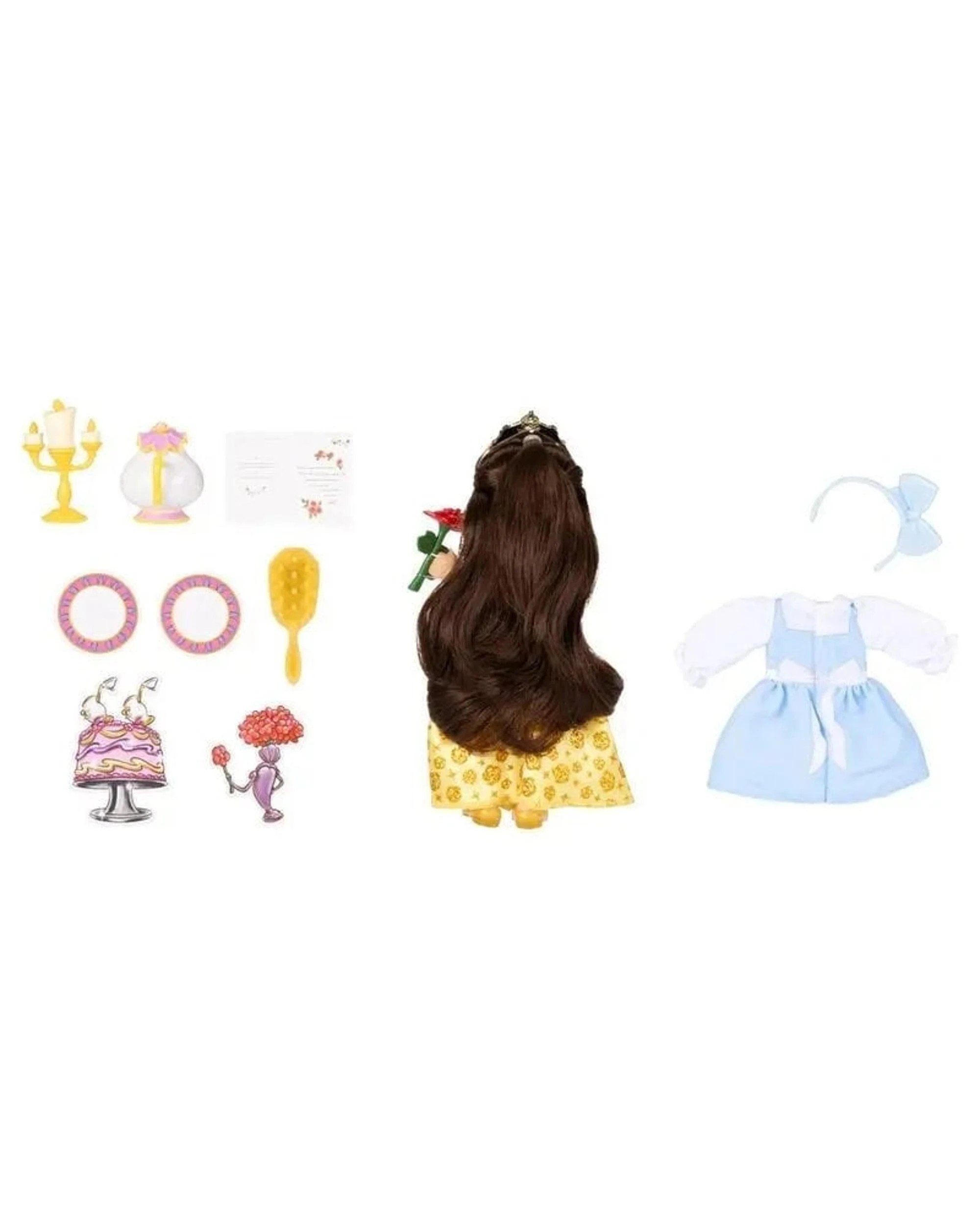 3 Disney Beauty and the Beast Princess Belle Be Our Guest Doll, 3 of 5