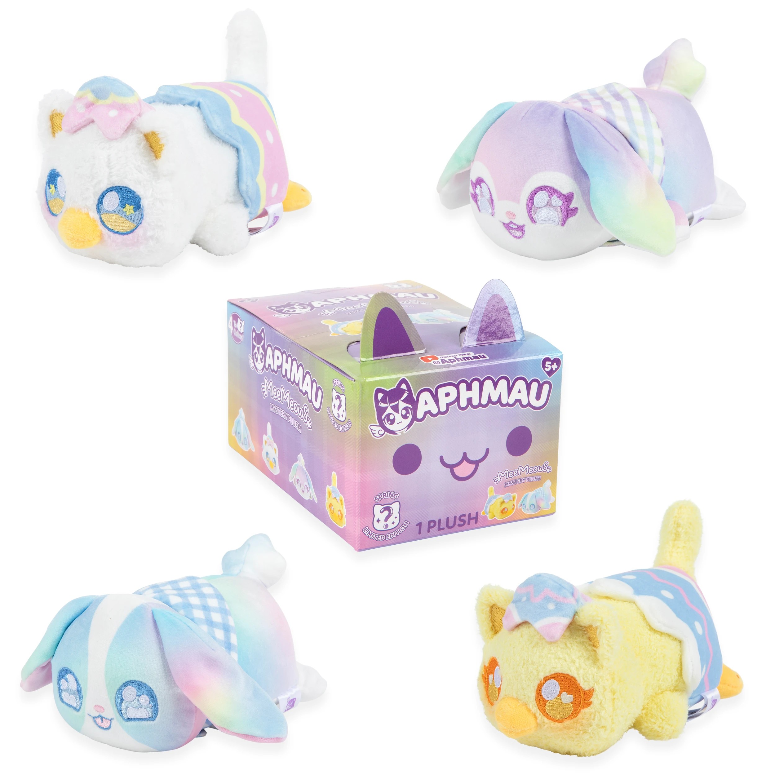 1 15cm Aphmau MeeMeows Spring Limited Edition Easter Plush Toy - Assorted, 1 of 5