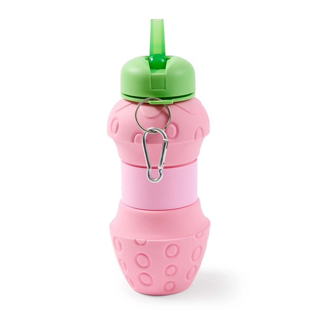 4 600ml Pop-Up Collapsible Drink Bottle - Strawberry, 4 of 10