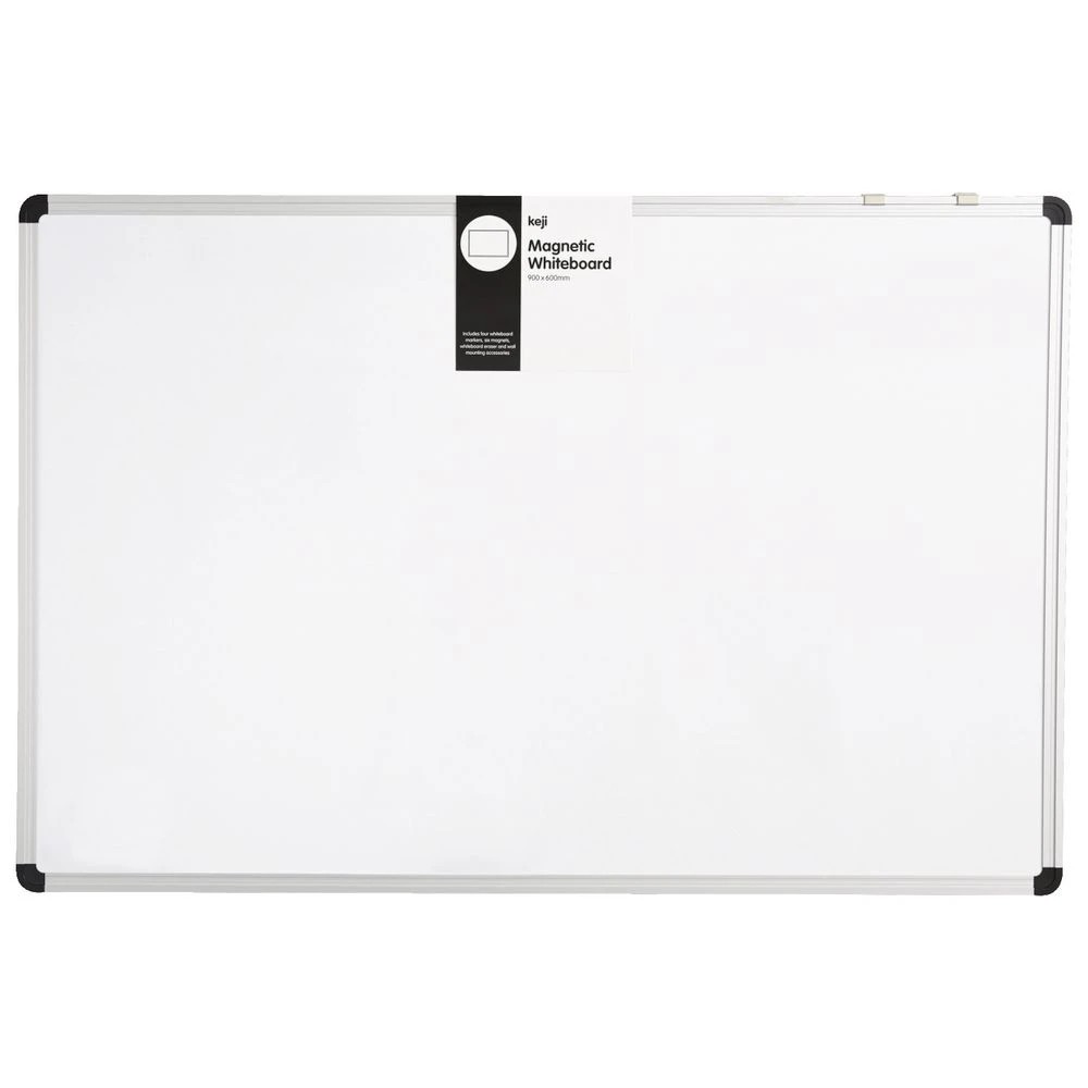 2 Keji Aluminium Magnetic Whiteboard & Accessories 900 x 600 mm, 2 of 4
