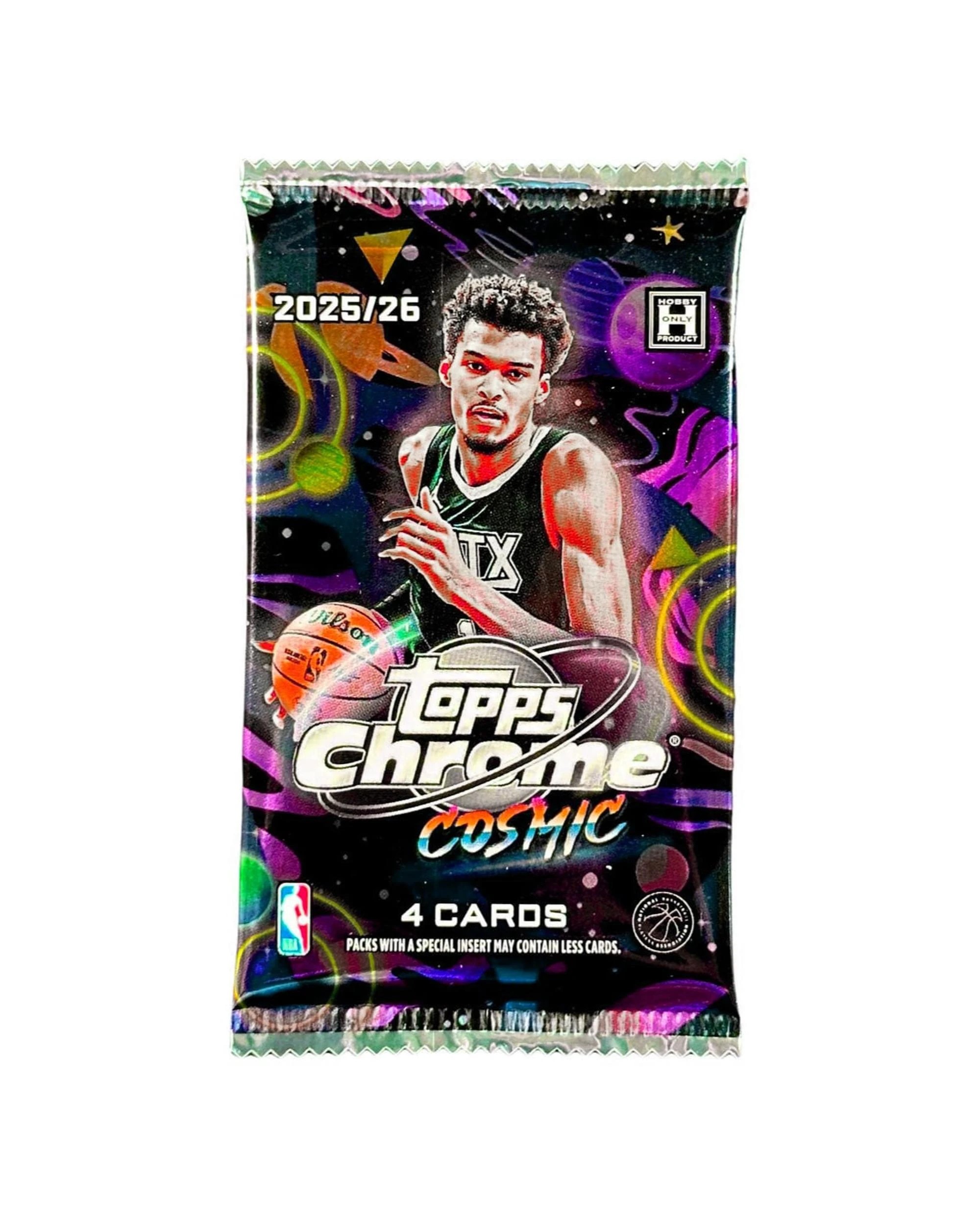 2 Topps 2025/2026 Cosmic Chrome NBA Basketball Hobby Box, 2 of 10