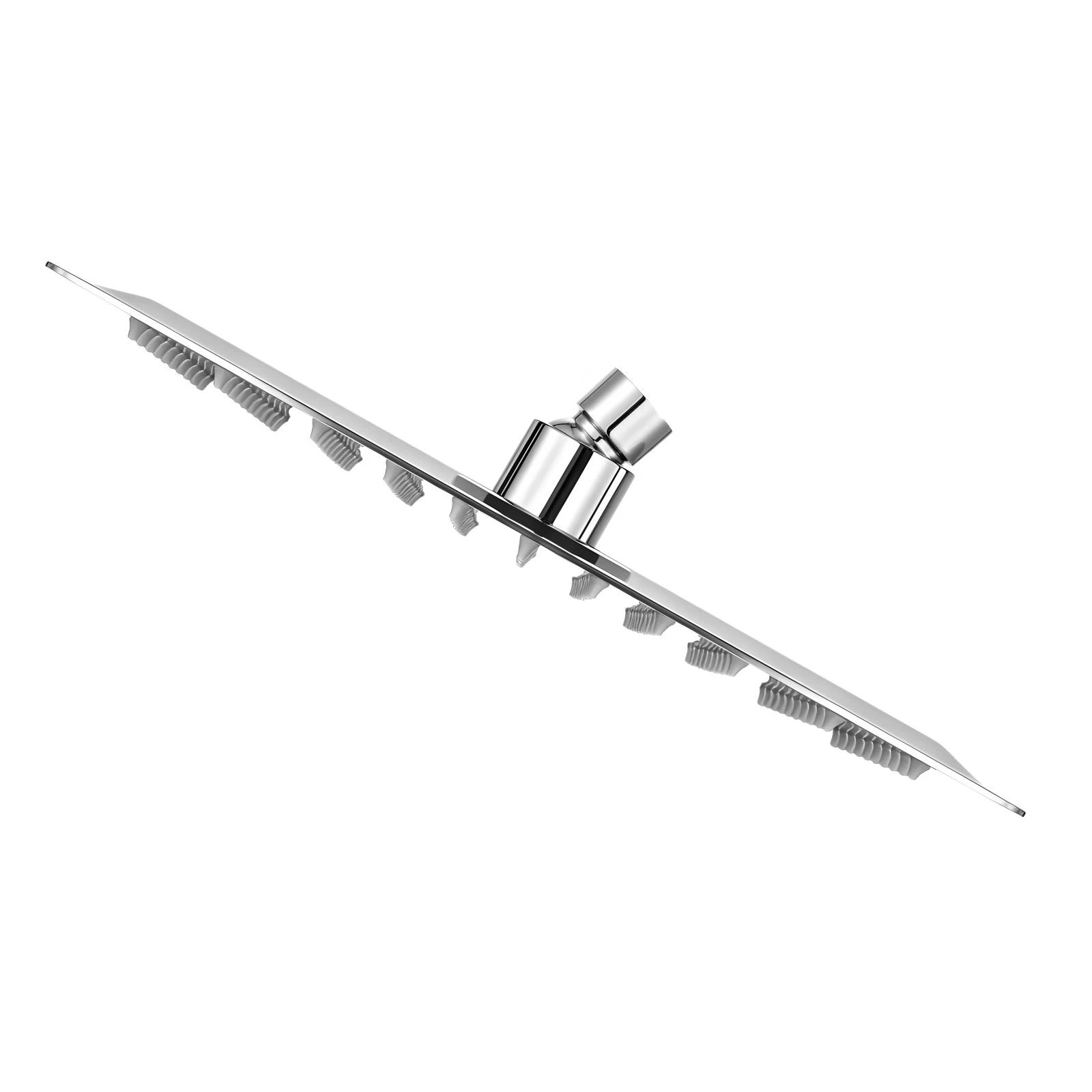 2 Ausway WELS 10 Inch High Pressure Overhead Square Rainfall Shower Head Replacement 9LPM Water Saving System, 2 of 6