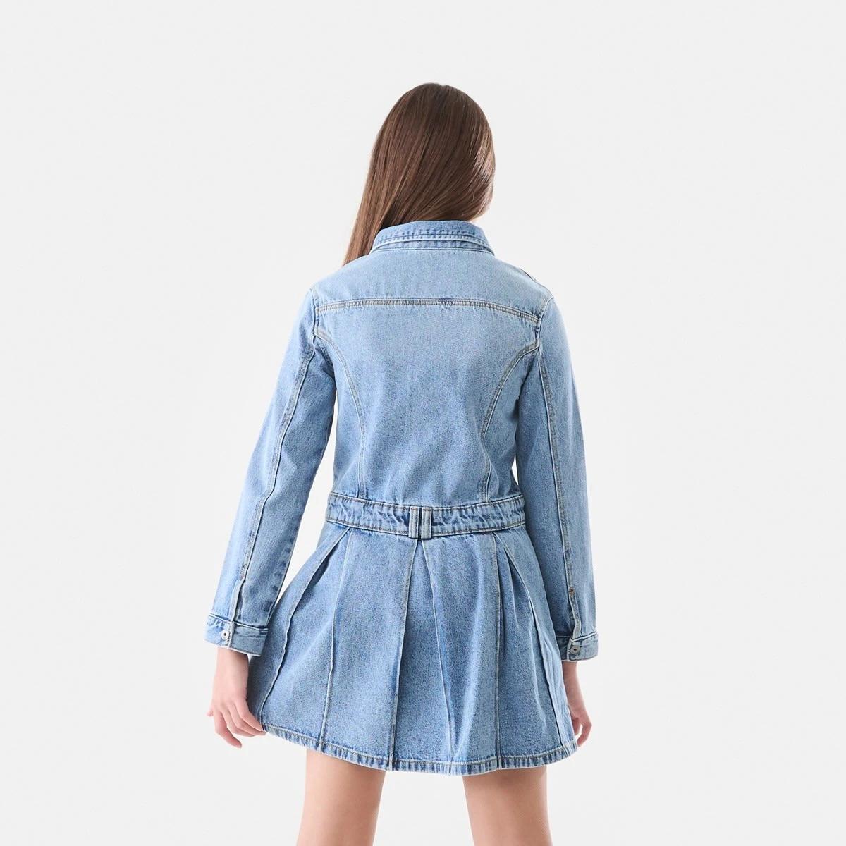 2 Denim Dress Mid Denim, 2 of 6