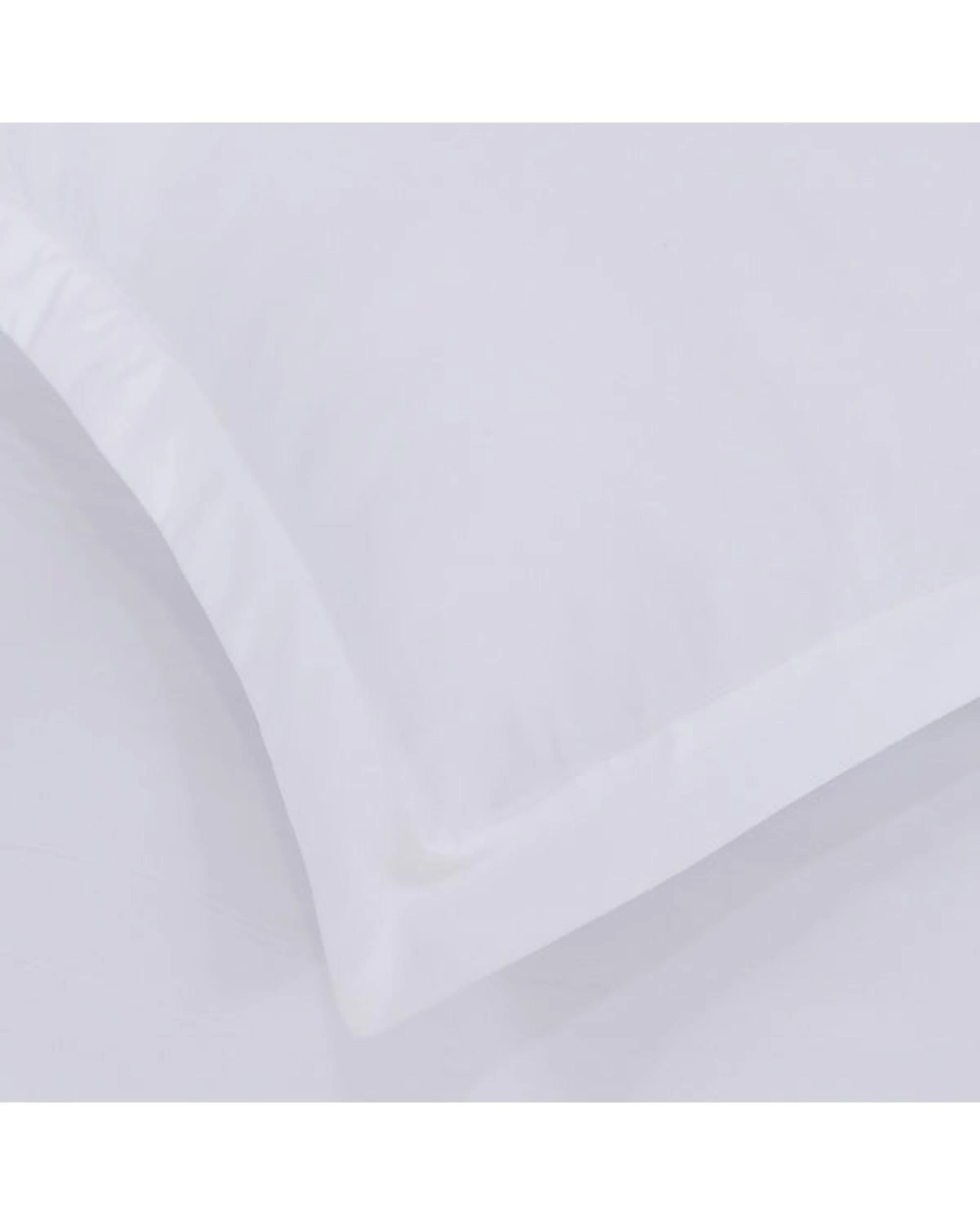 5 Amsons Double-Brushed Microfiber Quilt Cover Set with European Pillowcases, White, Double
 - Double Bed
 - white, 5 of 6