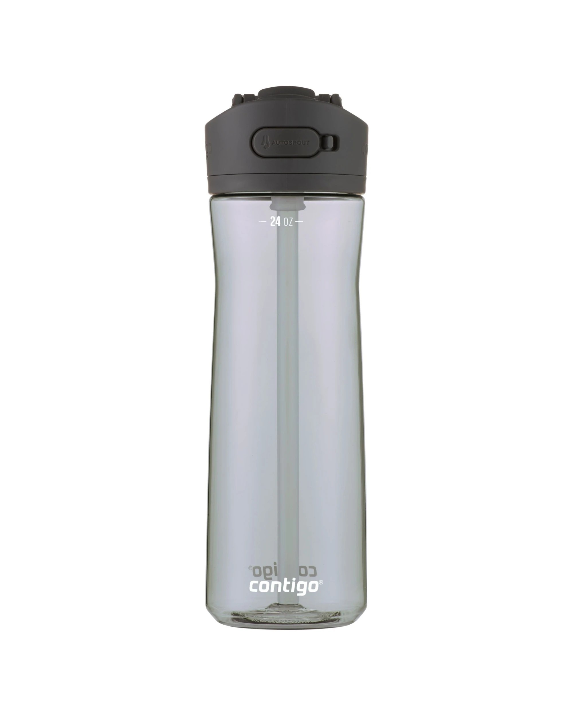 1 Contigo Ashland 2.0 Autospout Bottle 709ml Tritan Leakproof Push Button Hydration - Grey, 1 of 7