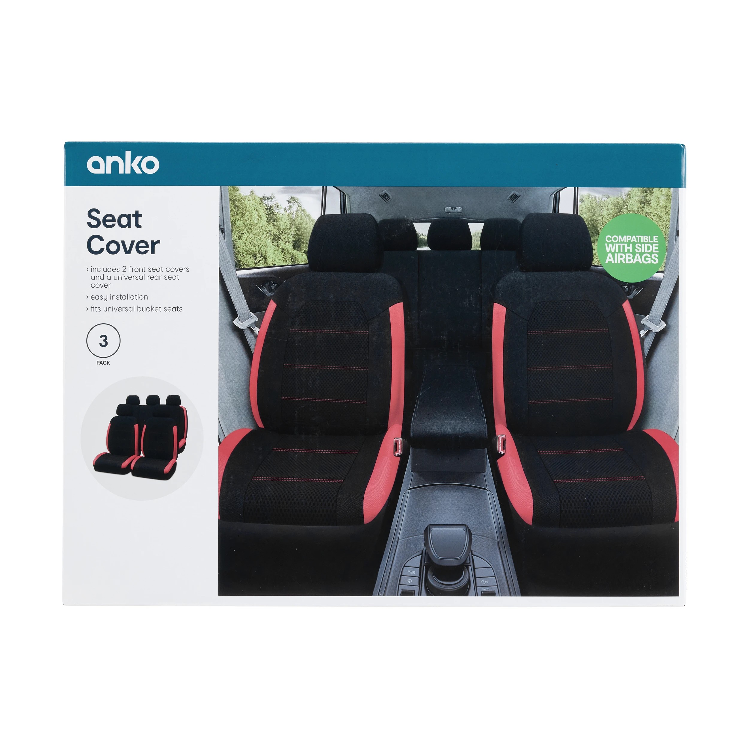 9 3 Seat Covers, 9 of 9