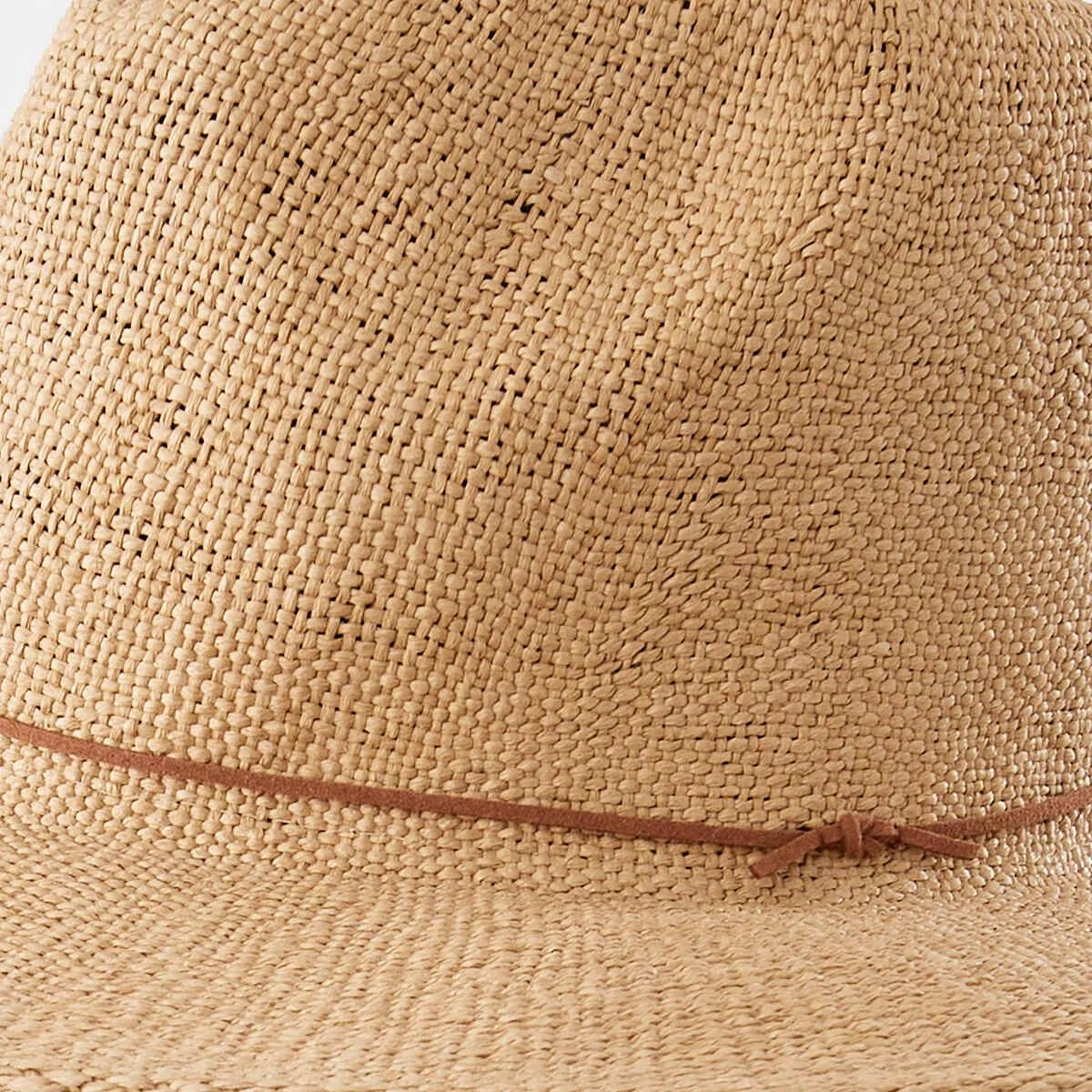 4 Paper Fedora Hat Tan, 4 of 4