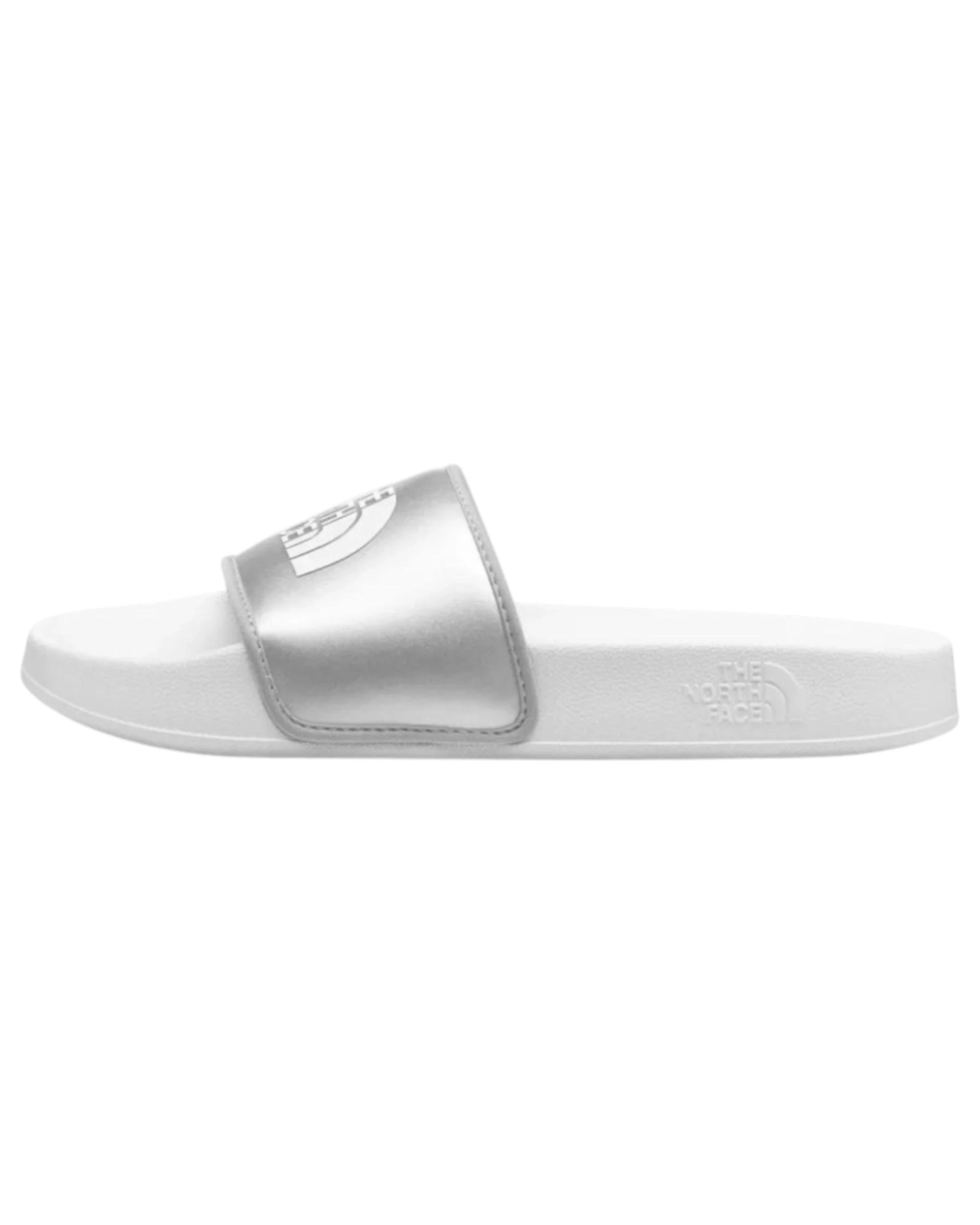 4 The North Face Womens Base Camp III Metallic Silver Lightweight Slides SILVER, 4 of 4