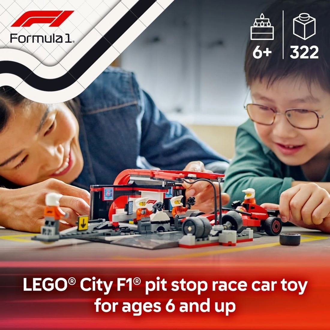 5 LEGO City F1 Pit Stop & Pit Crew with Ferrari Car 60443, 5 of 10