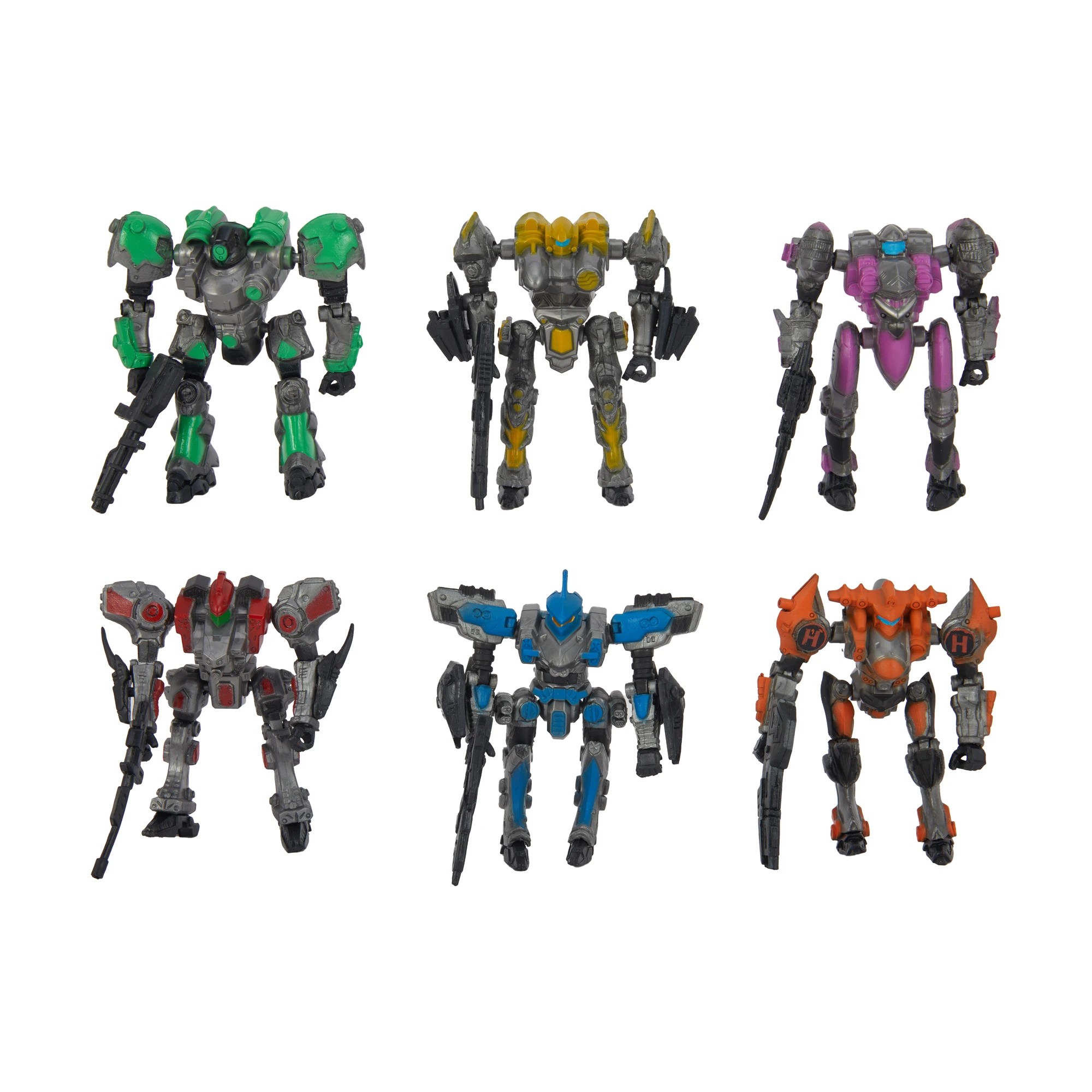 2 3 Pack Mech Warriors Action Figures - Assorted, 2 of 8