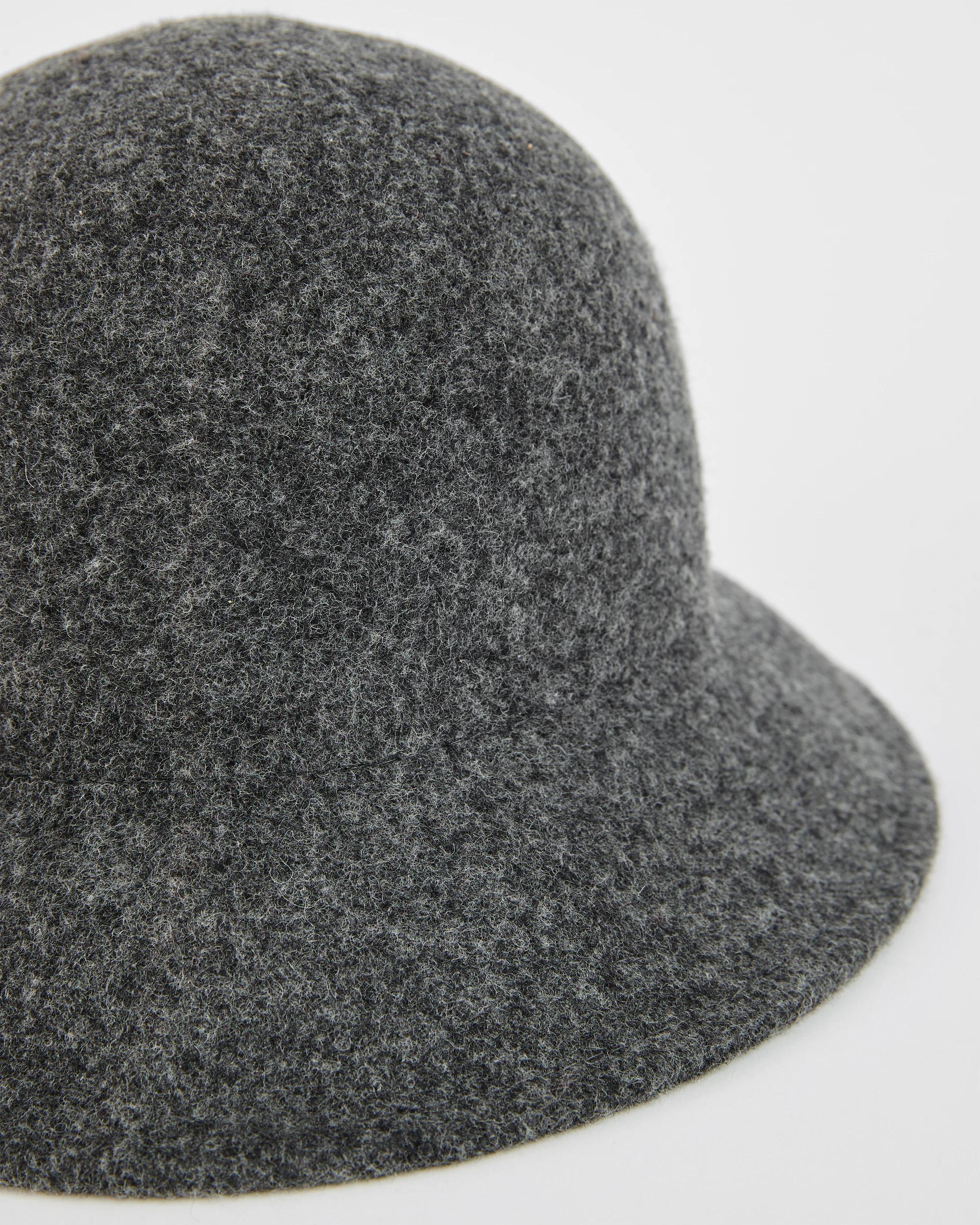 2 Target Woman Wool Blend Felted Bucket Hat GREY, 2 of 2