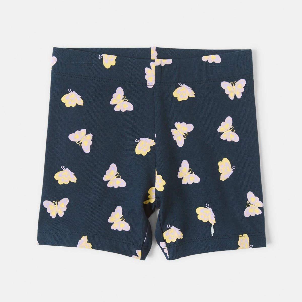 7 Printed Bike Shorts P Yl Bfly, 7 of 8