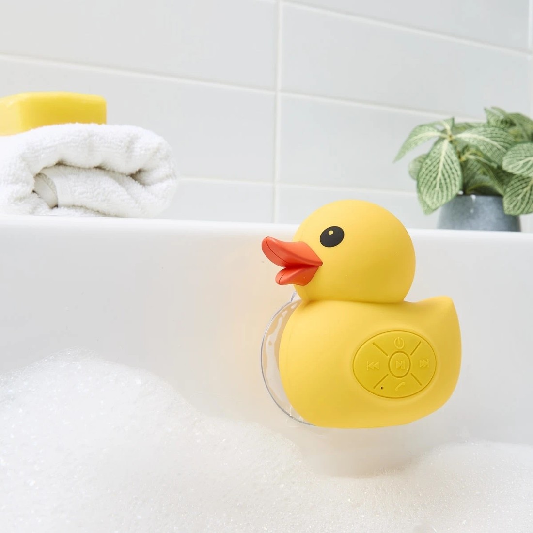 1 Splash Proof Speaker Duck - Yellow, 1 of 10