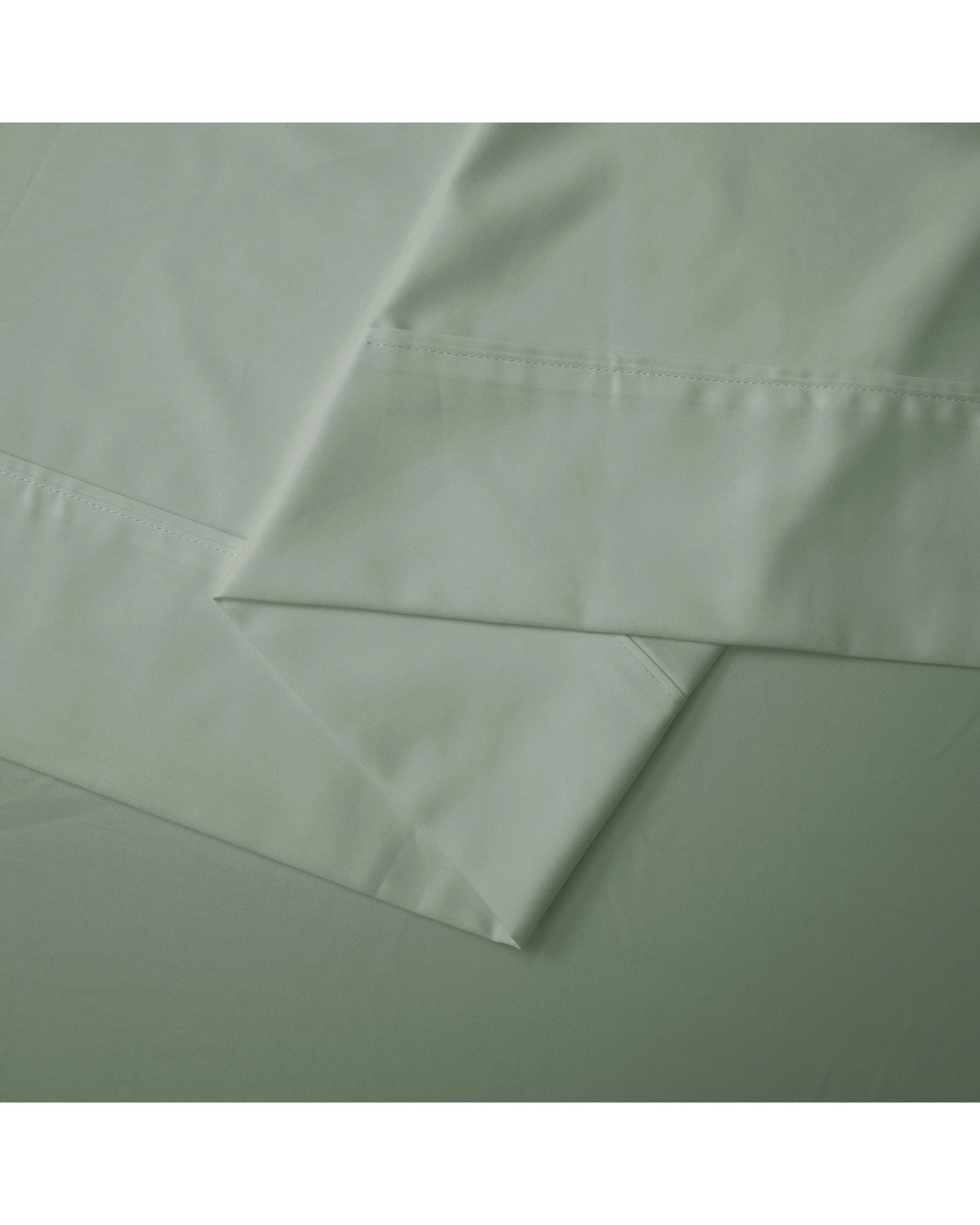 5 Dreamaker 1500TC Cotton Rich Sateen Sheet Set - Single Bed - Sage, 5 of 7