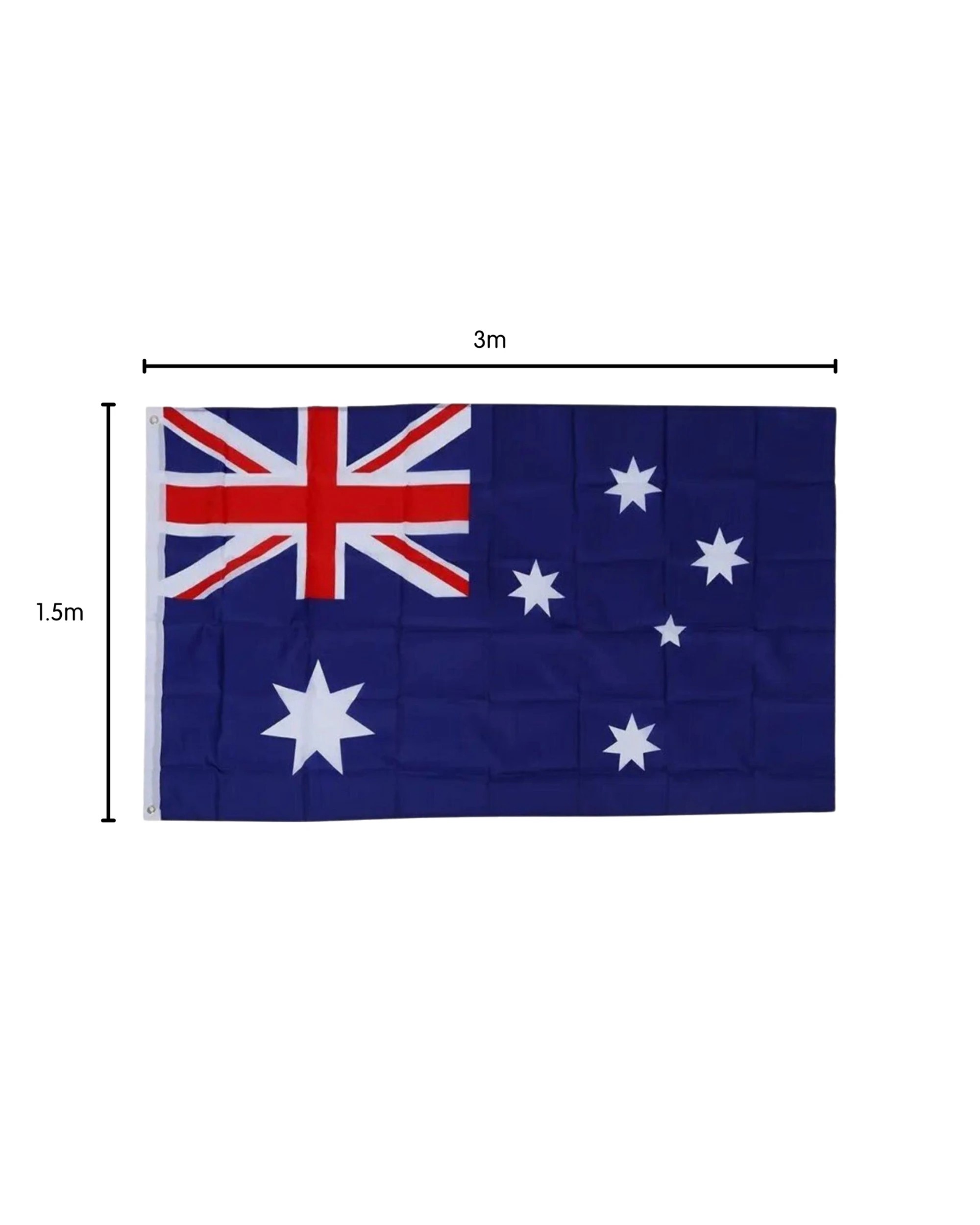 2 Party Planet Australian Flag 3m x 1.8m, 2 of 3