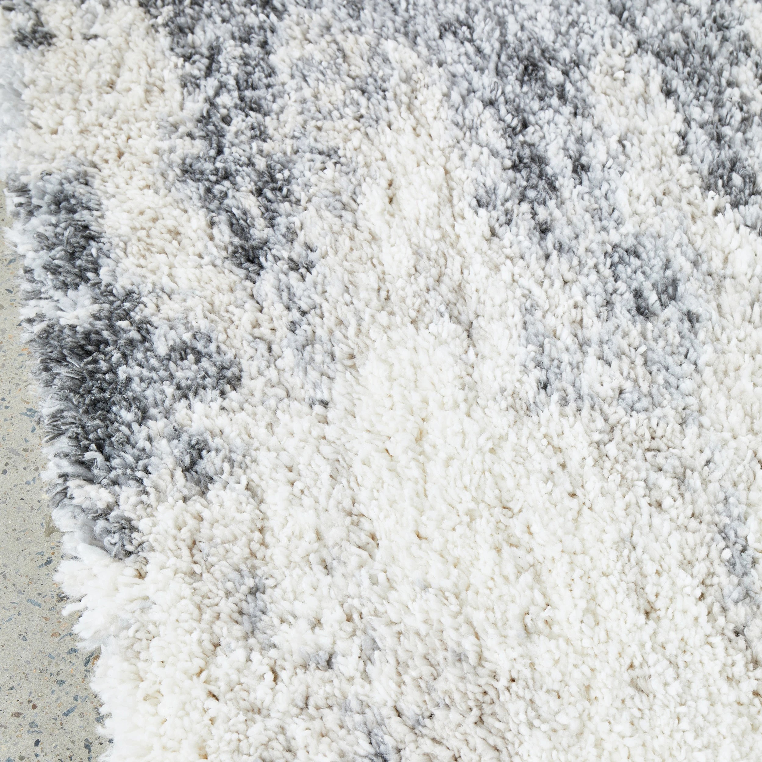 4 Common Ground Rugs Nocturne 230x160cm - Medium Shag Rug - White, 4 of 6