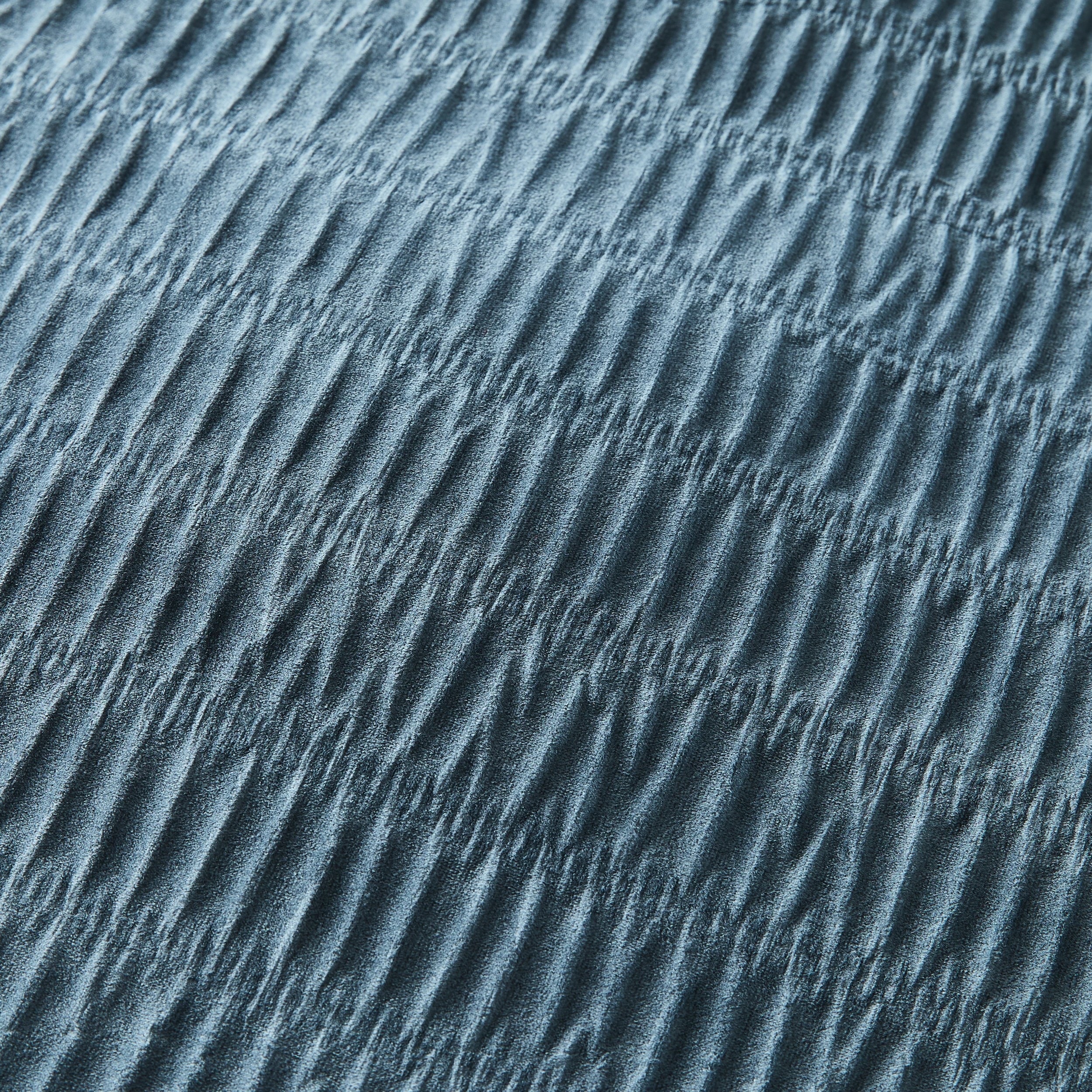 7 Velvet Quilt Cover Set - Double Bed, Navy, 7 of 7