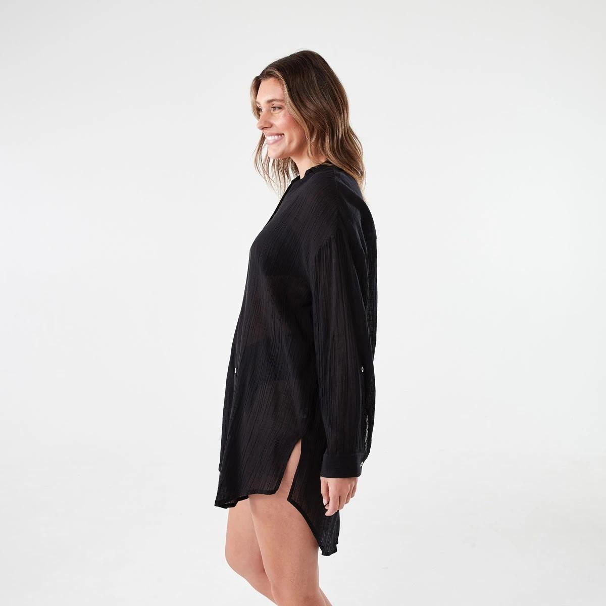 3 Cover Up Shirt BLACK, 3 of 9