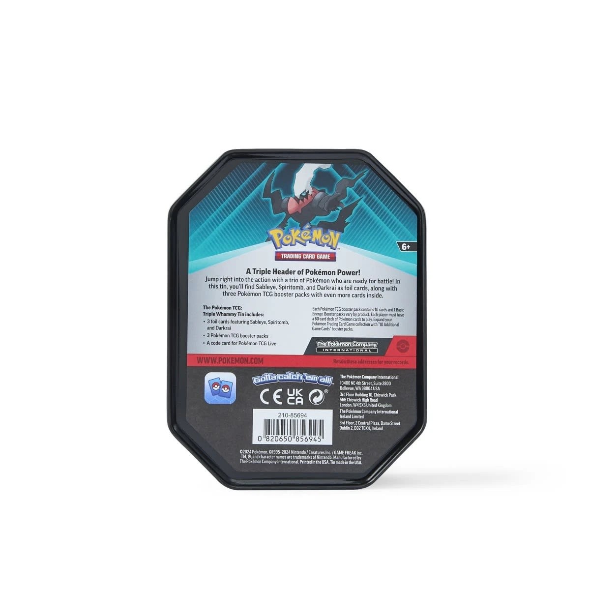 3 Pokemon Trading Card Game: Triple Whammy Tin - Assorted, 3 of 5