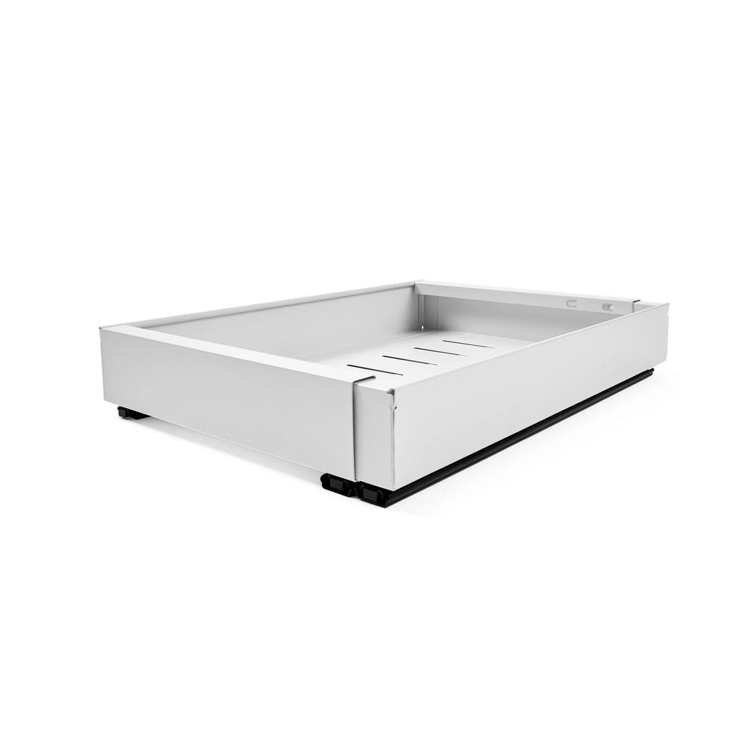3 Expandable White Pull-Out Cabinet Drawer, 3 of 10