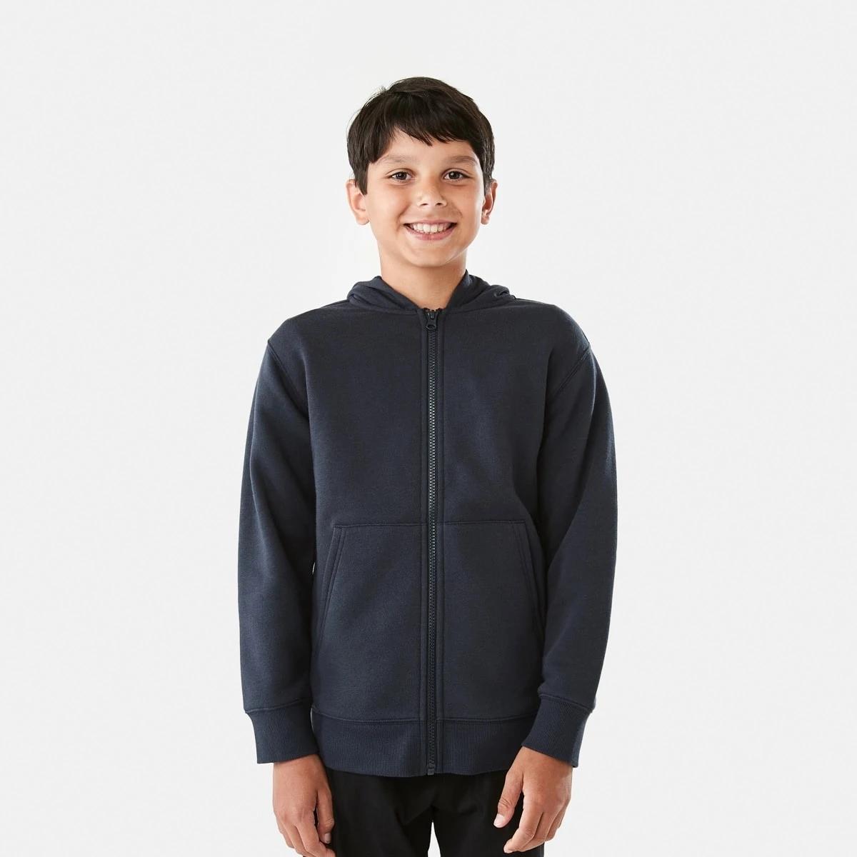 2 Zip Through Hoodie Nvy Sphire, 2 of 10