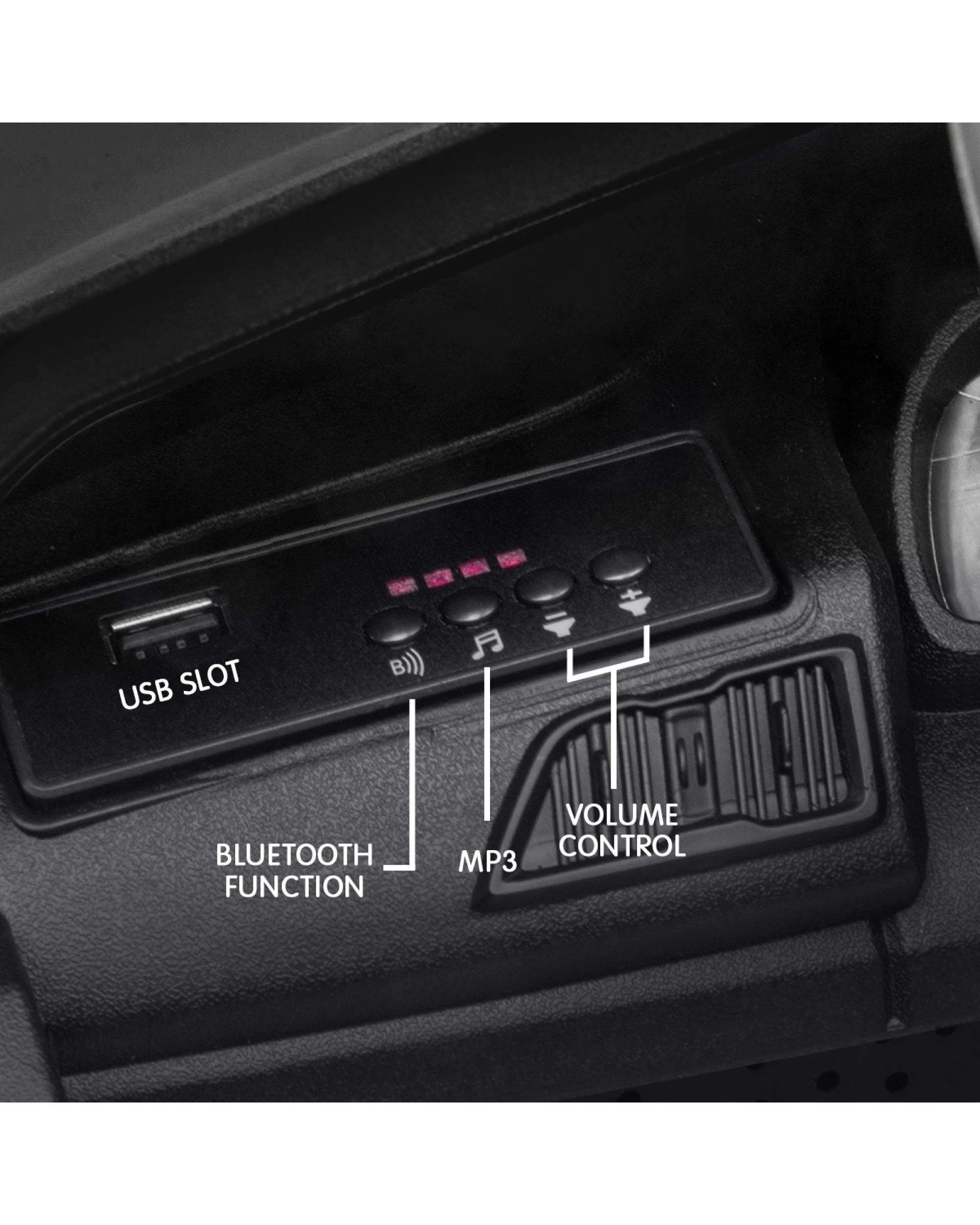 9 Kahuna Audi Sport Licensed Kids Electric Ride On Car Remote Control Black, 9 of 10